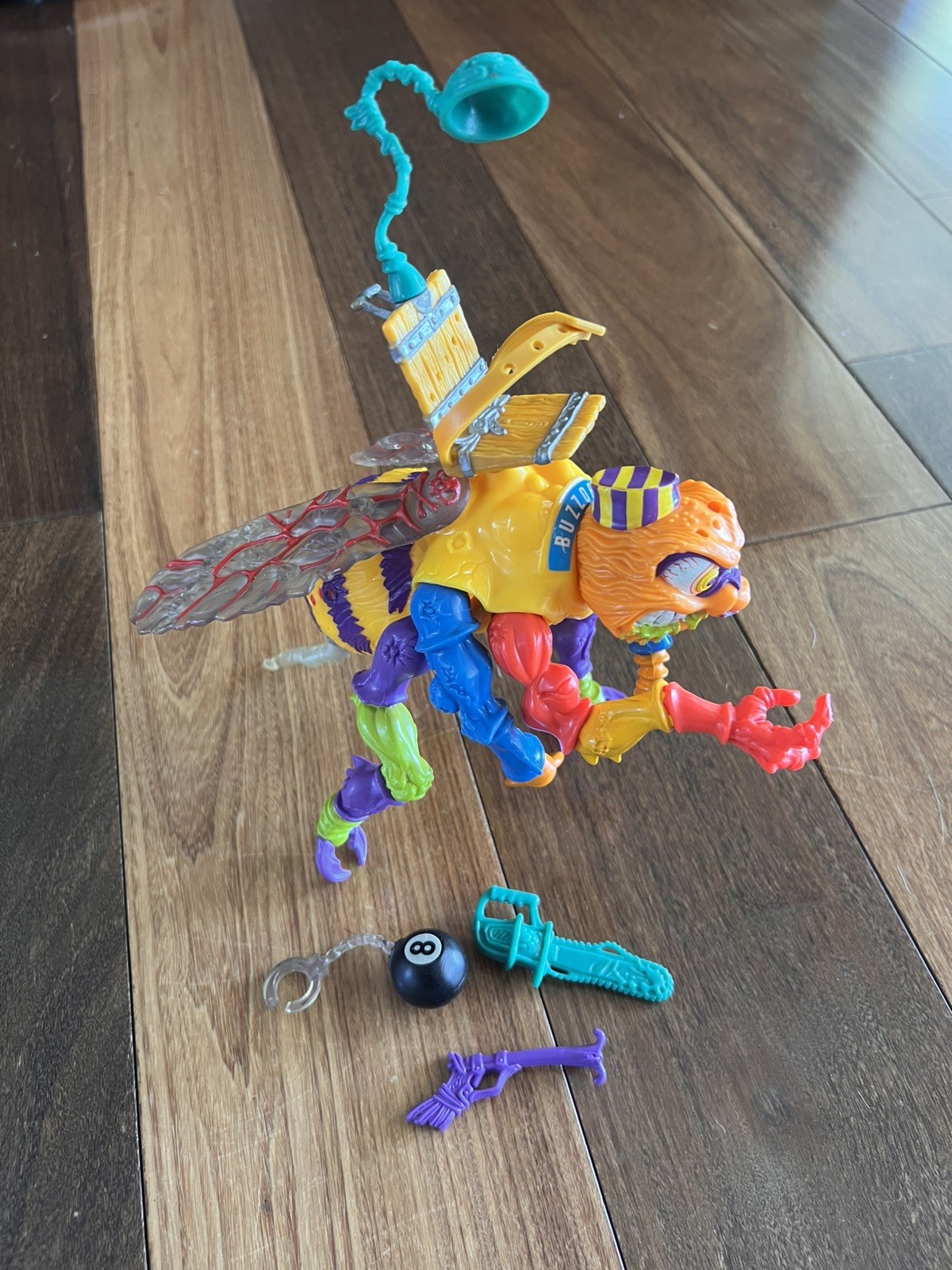 Killer Bee Buzz Off Almost Complete Teenage Mutant Ninja Turtles 1990 Playmates