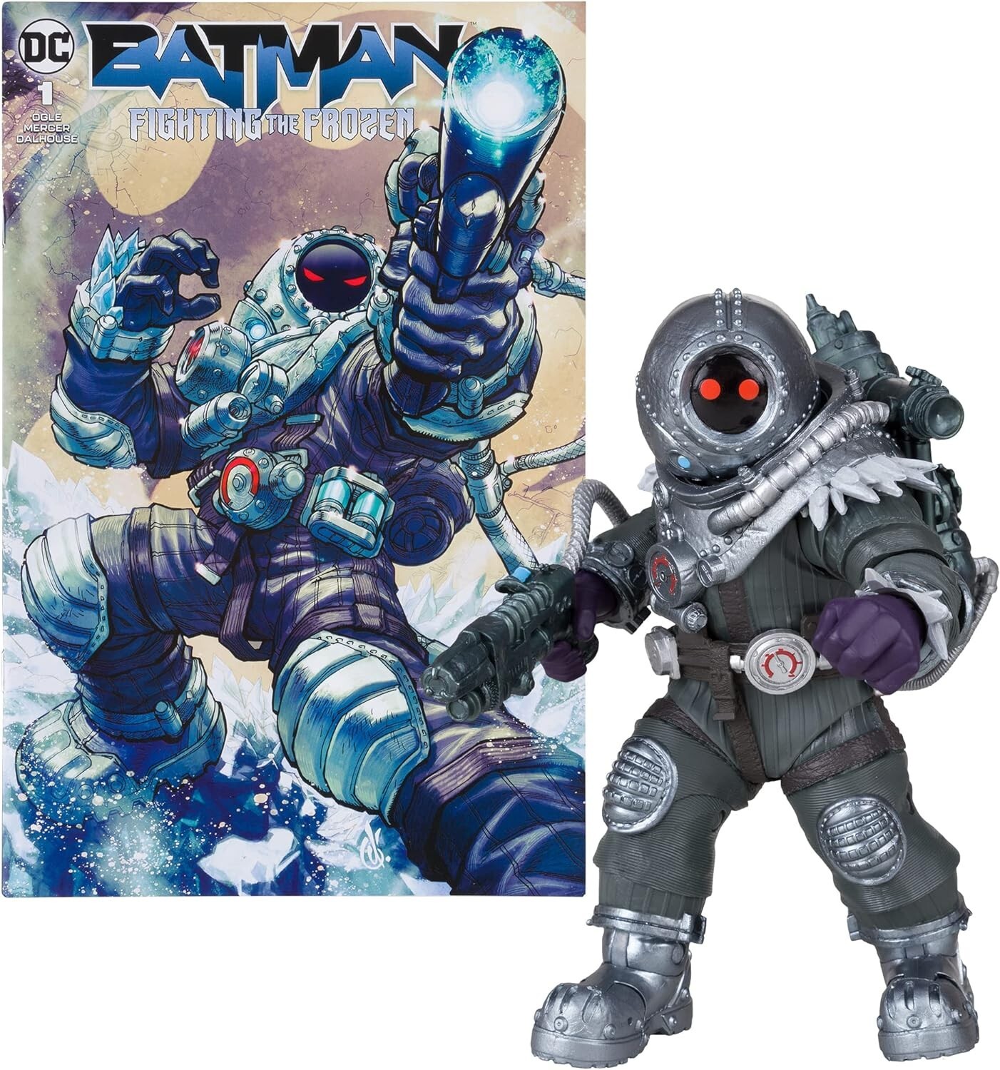 McFarlane Toys DC Multiverse Page Punchers Mr.Freeze 7inch Action Figure + Comic