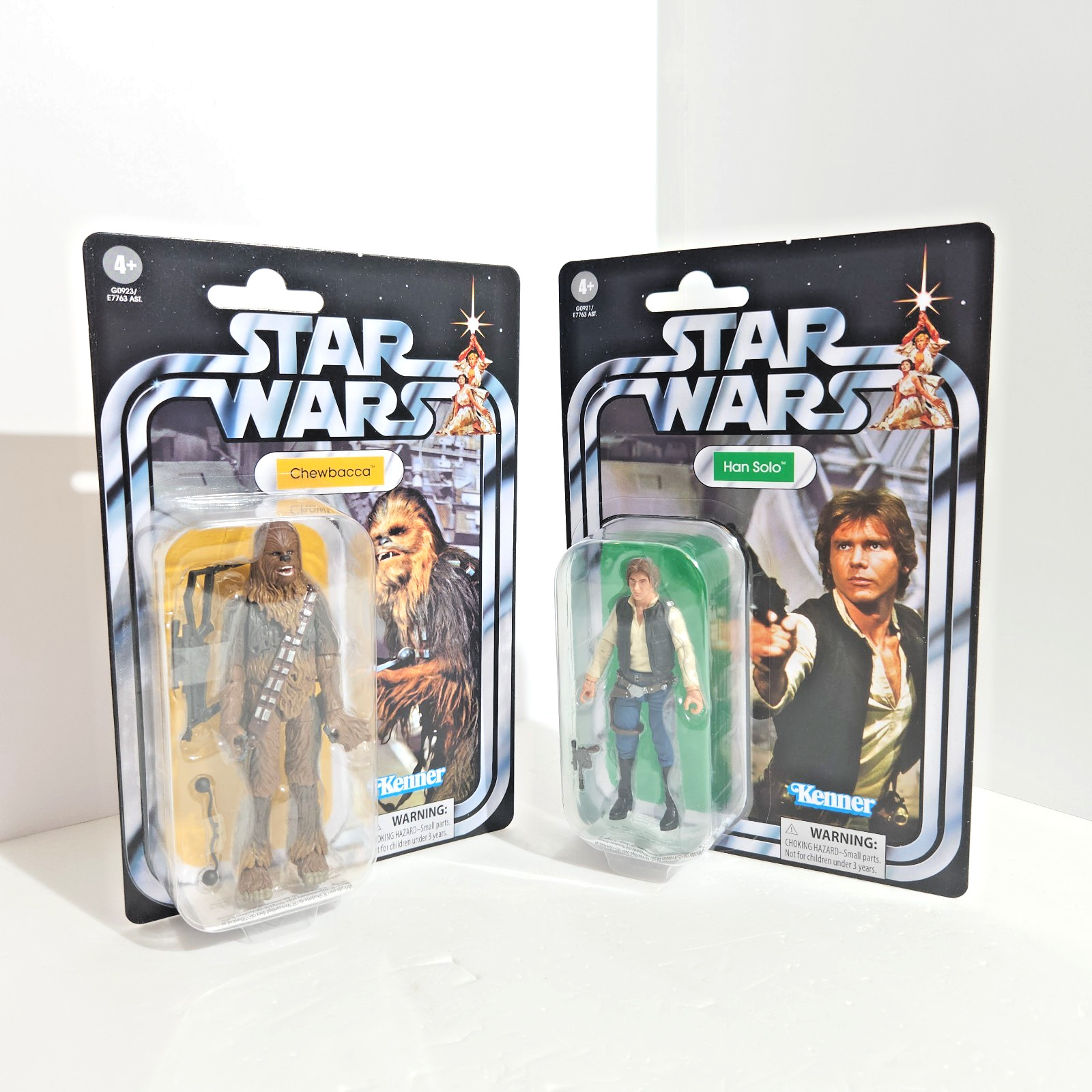 Star Wars Chewbacca And Han Solo The VINTAGE Collection x2 figures set Exc. Cond