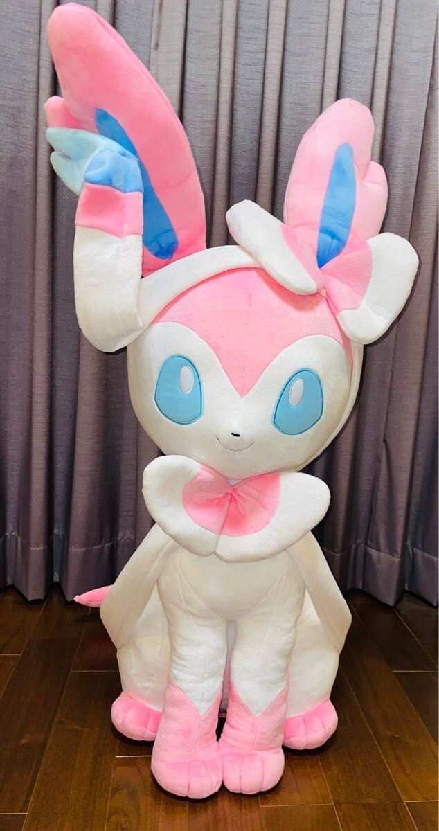 Pokemon Center Online limited Sylveon Nymphia Life size Big Plush doll 39in JP
