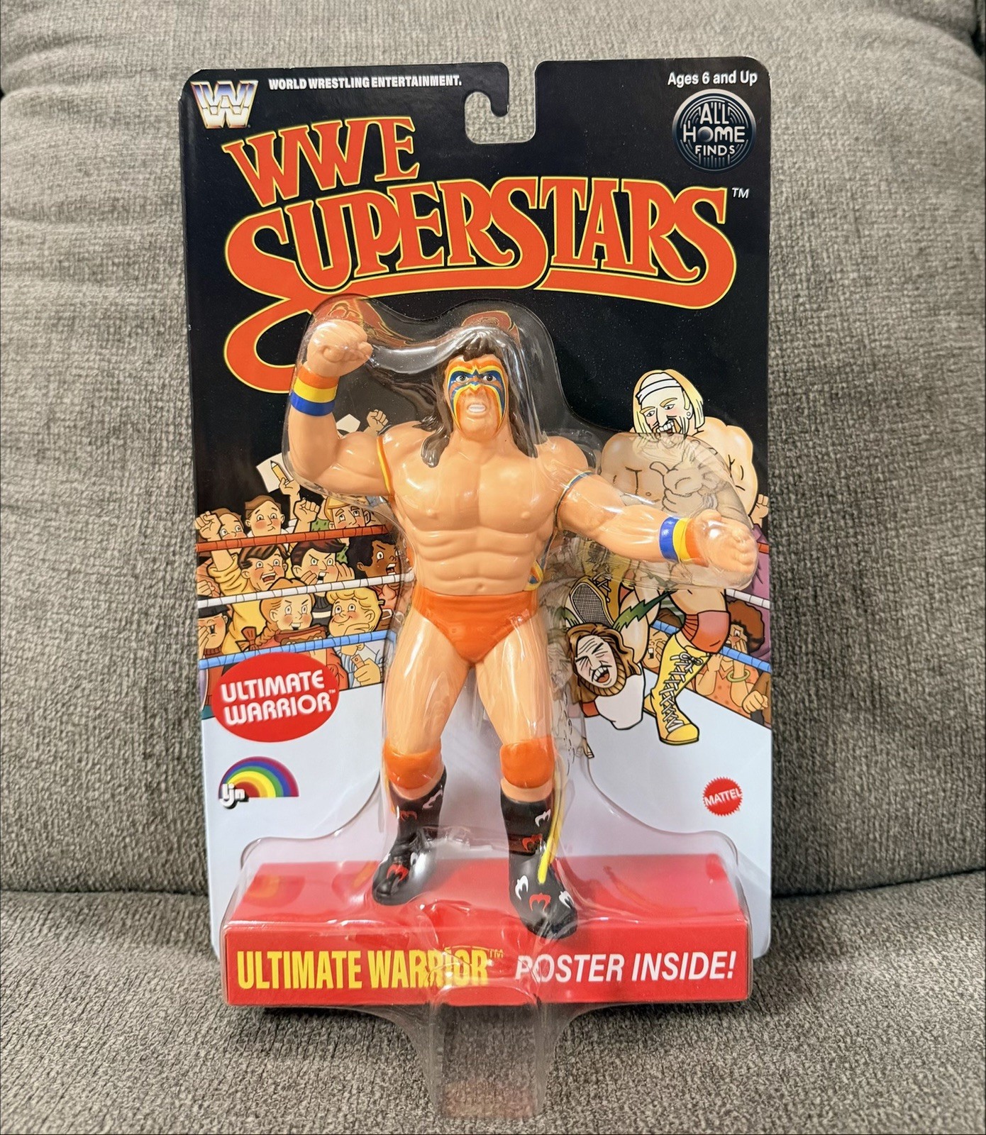 2026 WWE LJN Superstars ULTIMATE WARRIOR Chase BLACK CARD – IN HAND