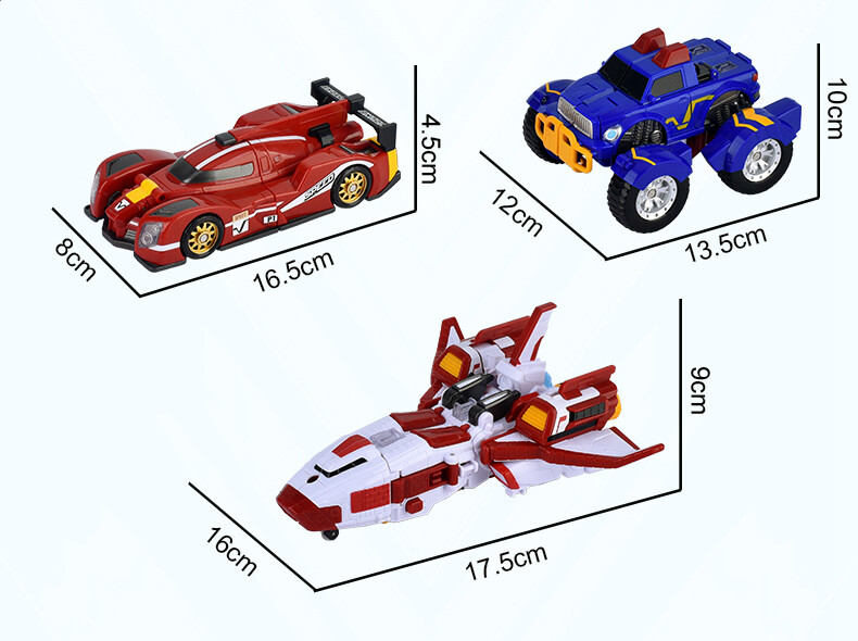 Tobot V Galaxy Detectives 15″ Master V Ultimate Figure Vehicle Combiner Robot