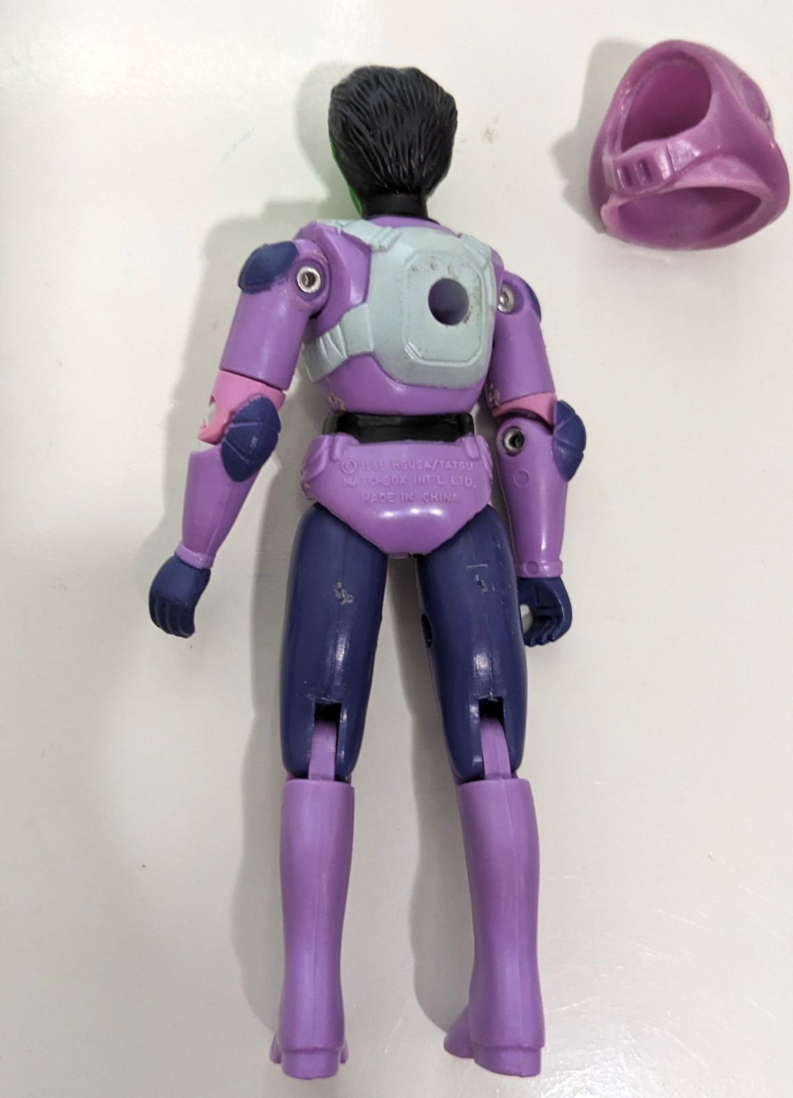 Vintage 1985 Robotech Micronized Zentraedi Warrior 3.75″ Figure With Helmet