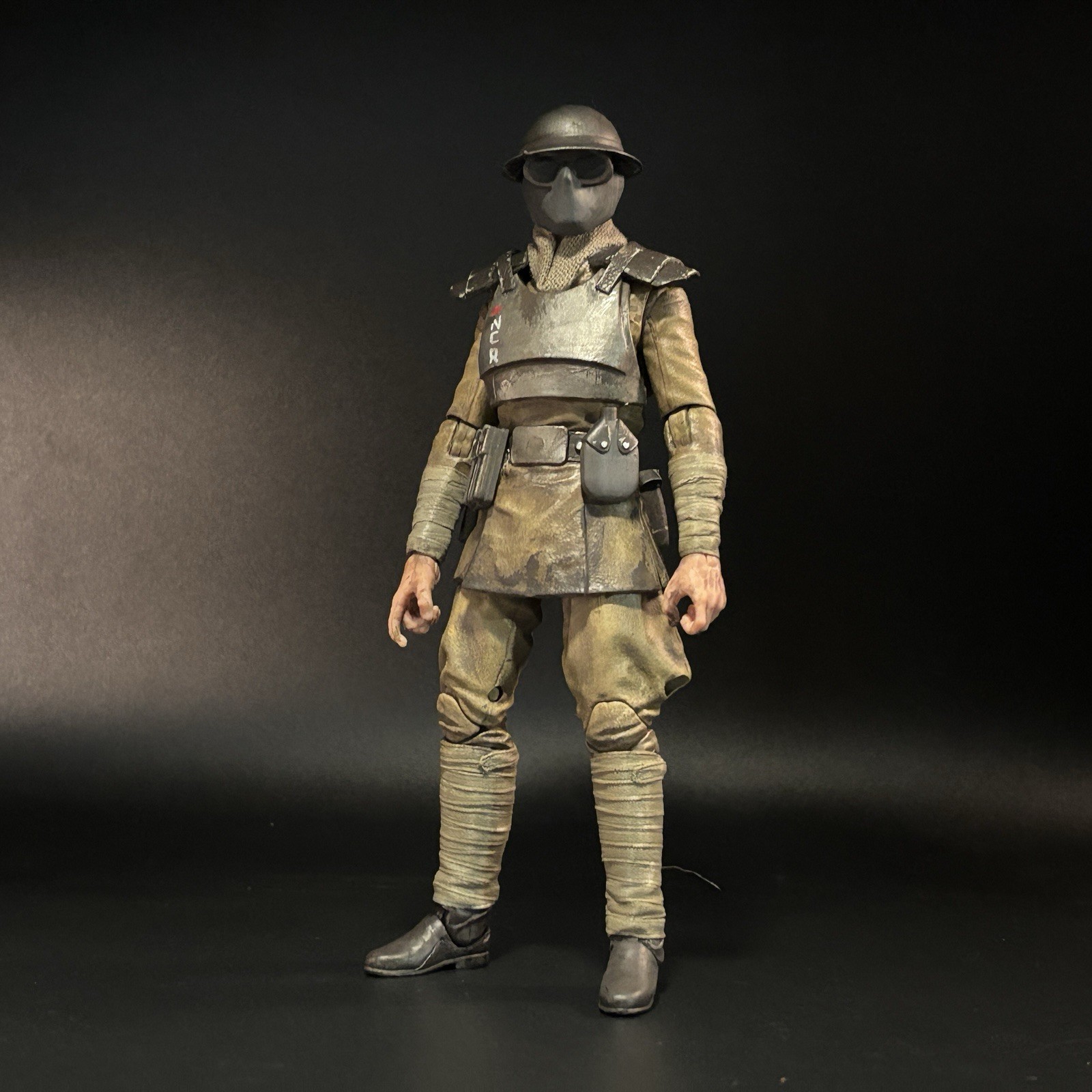 Fallout Custom 6” Scale NCR Trooper 1 Action Figure Fallout New Vegas Fallout 76