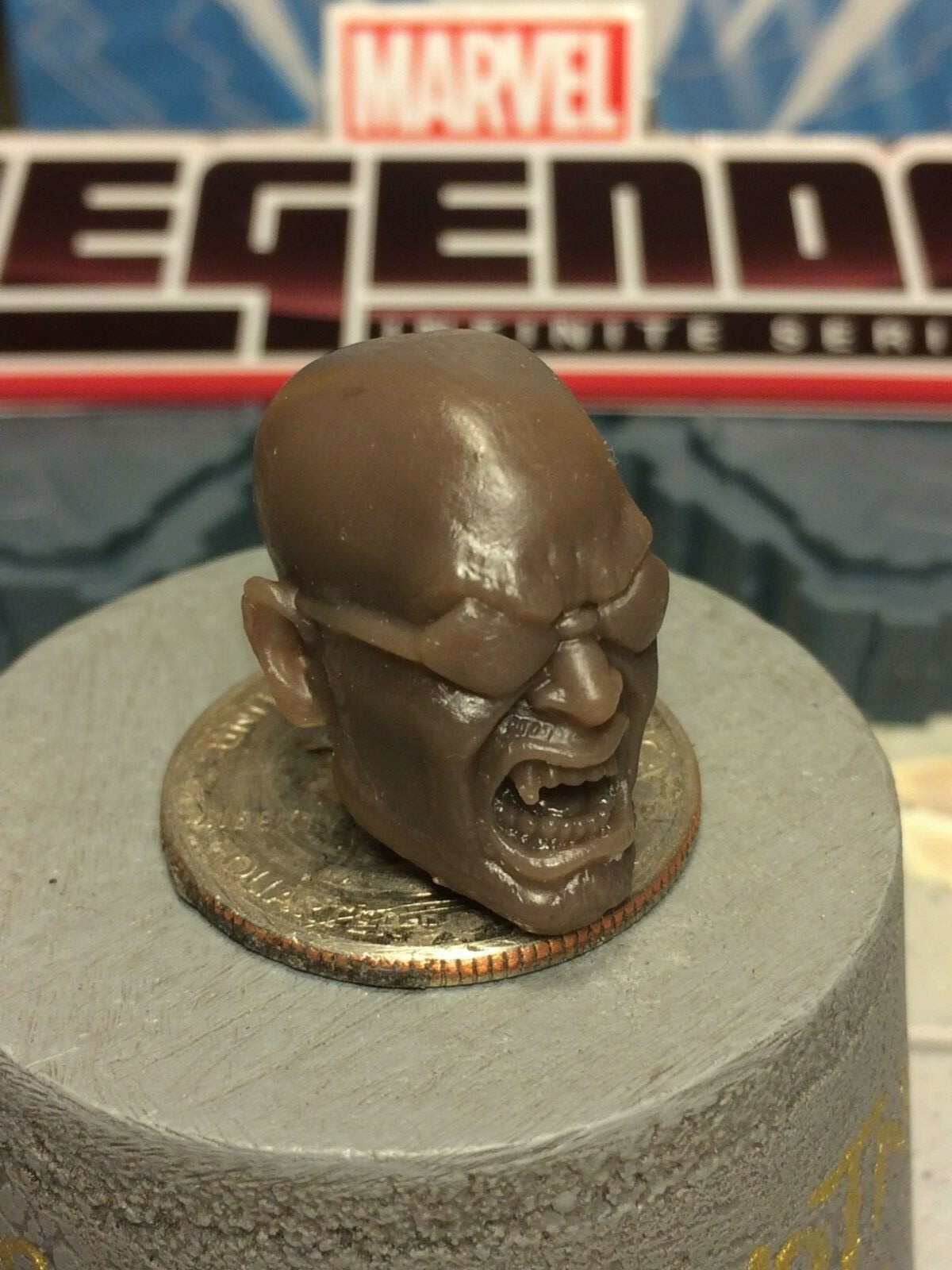 MARVEL LEGENDS HB 2012 EPIC HEROES COMIC BLADE 1:12 SCALE HEAD CAST FOR 6IN FIG