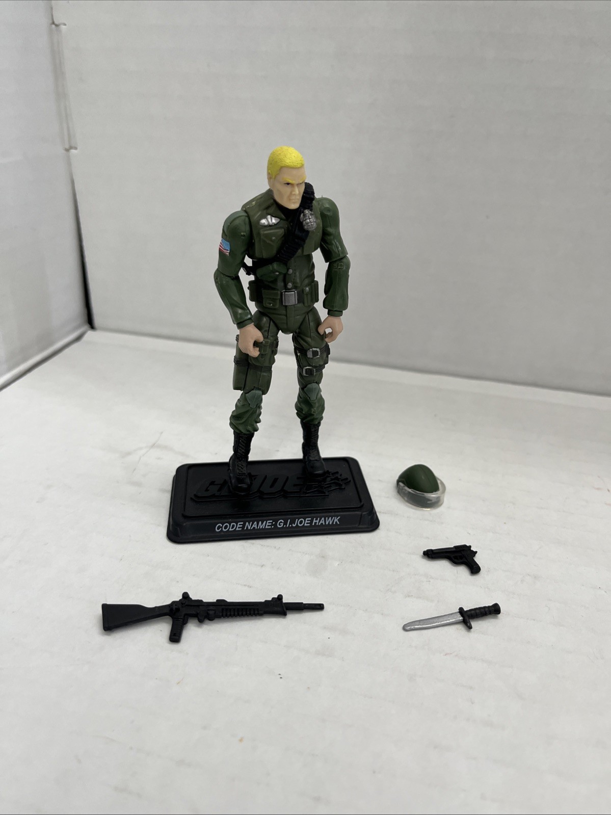 Hawk Senior Ranking Anniversary G.I. JOE COBRA 25th LOOSE Complete