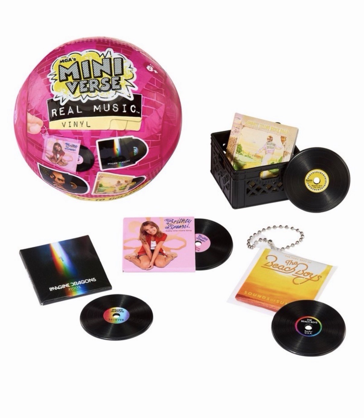 MGA’s Miniverse Mini Verse Real Music Vinyl Assortment Mystery BLIND Capsule NEW