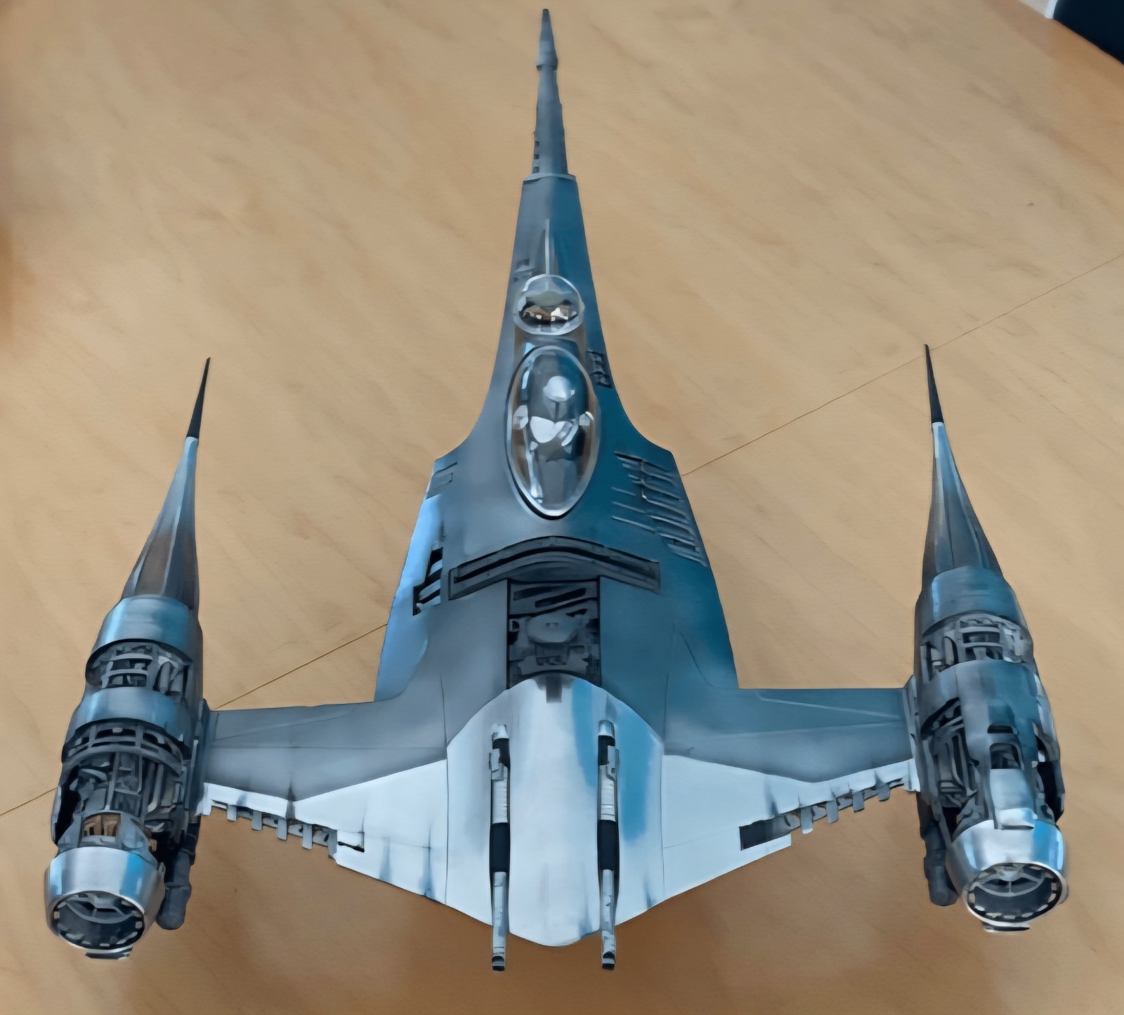 Star Wars Mandalorian N1 Starfighter 24″ Model Kit W Base 1/16 Custom 3 Model Ki