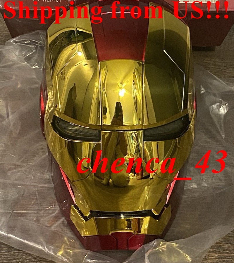 US!!! Iron Man MK5 1:1 Helmet Wearable Voice-control Mask Cosplay AUTOKING Gift