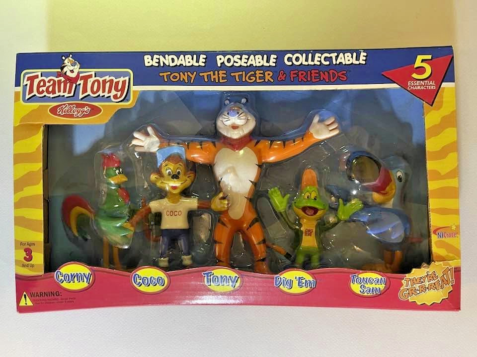 Kellogg’s Team Tony TONY The TIGER & FRIENDS 5 Characters Set