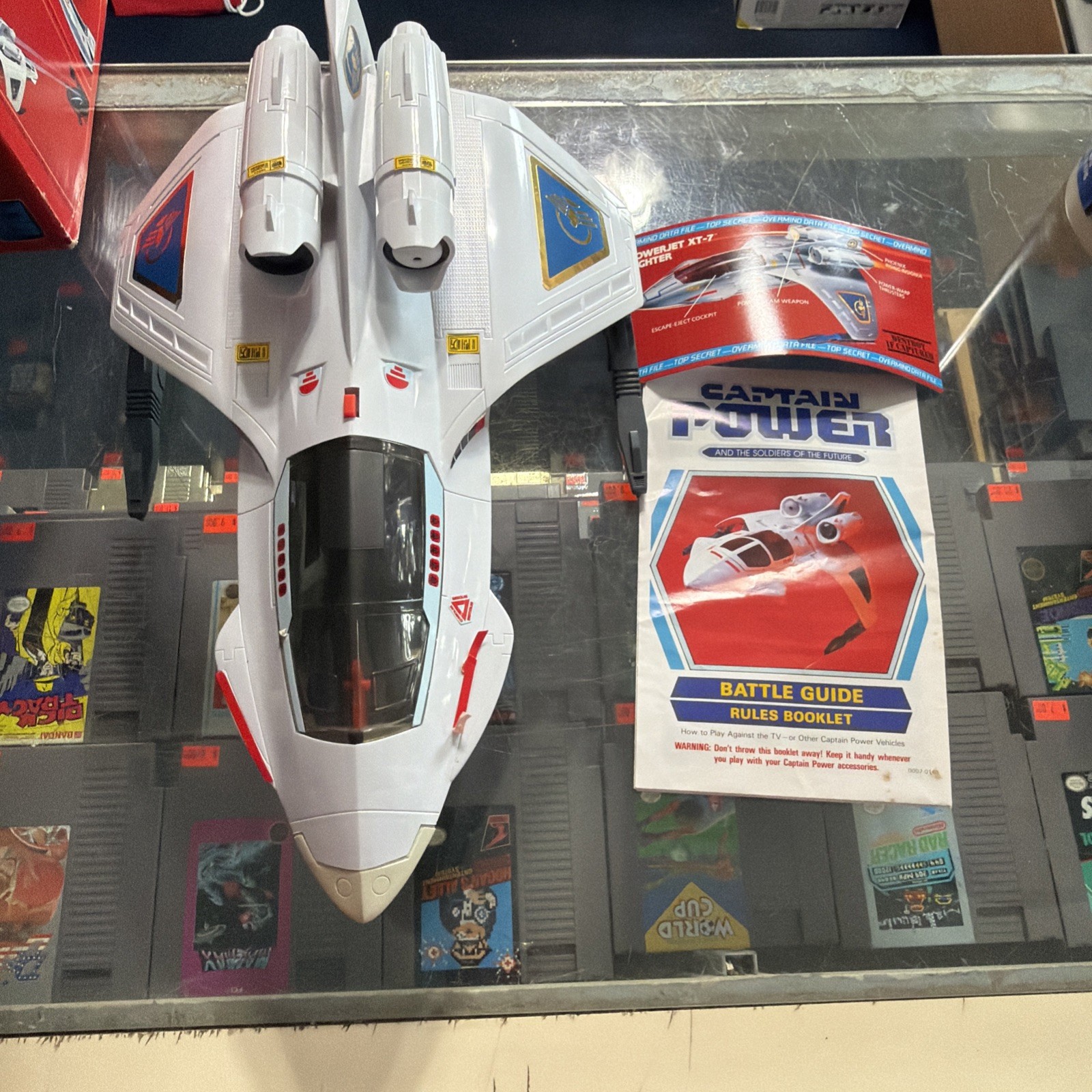 + Mattel 1987 Captain Power Powerjet XT-7 w/ Box