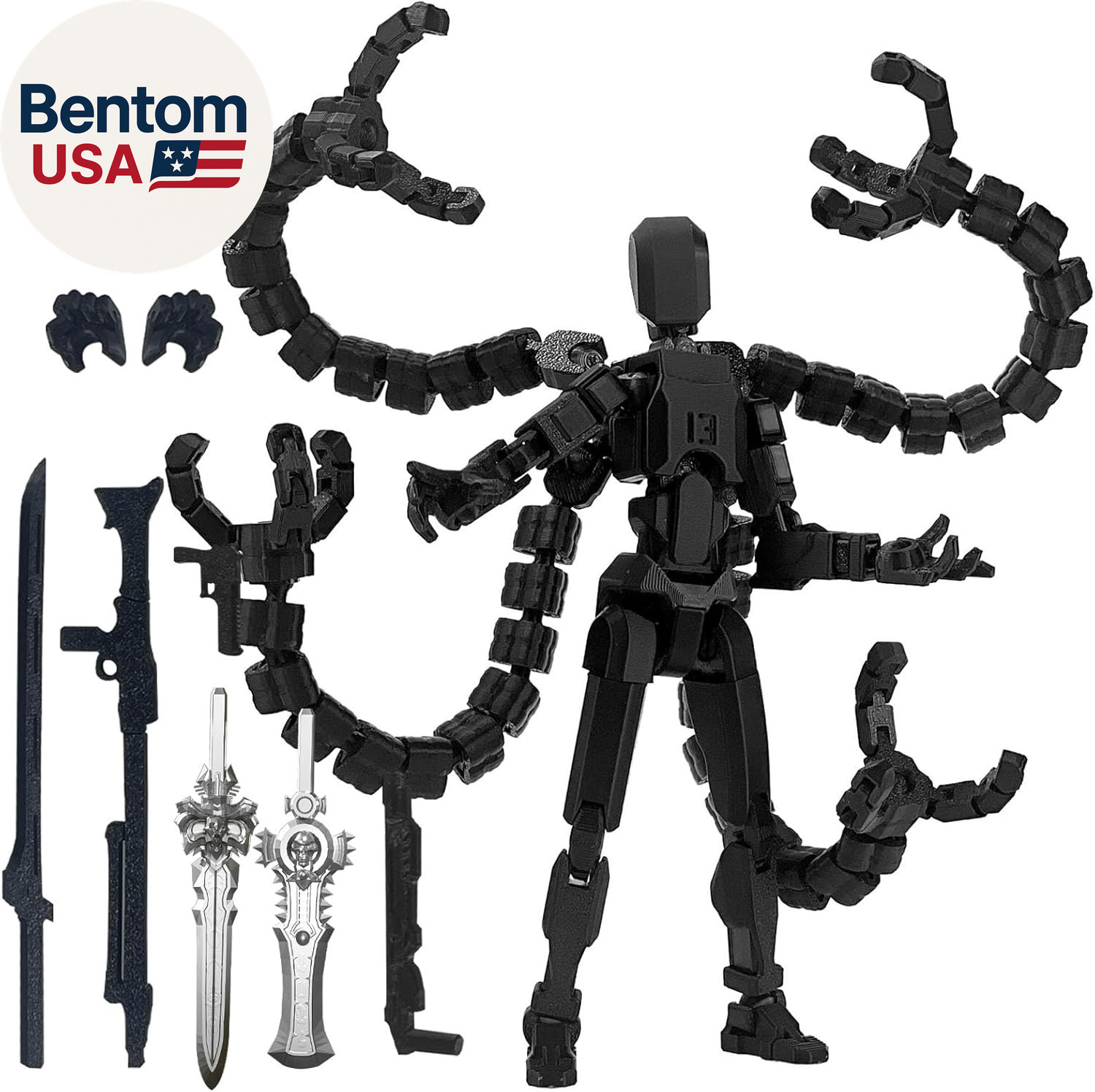 T13 Already Assembled Action Figure Accessories,T13 Multi-Jointed Movable,For Co