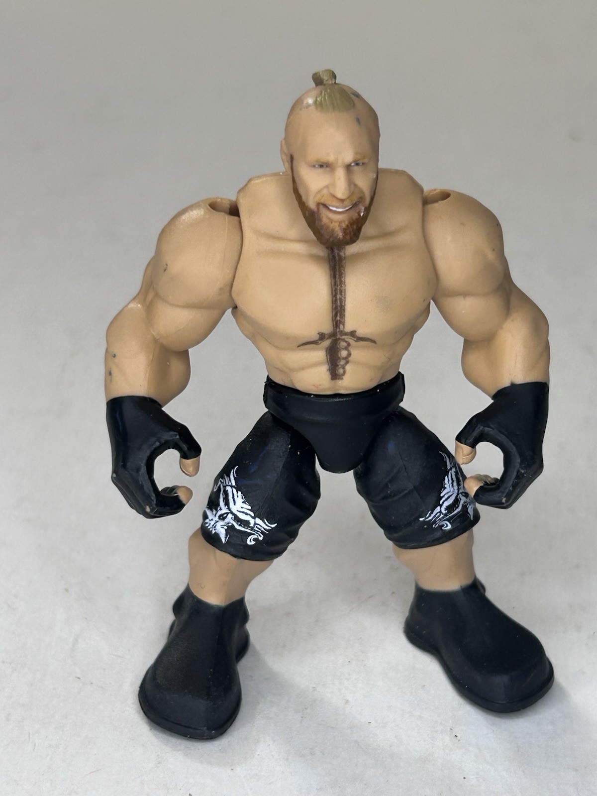 WWE Knuckle Crunchers Raw Ring Exclusive Brock Lesnar 3.5”