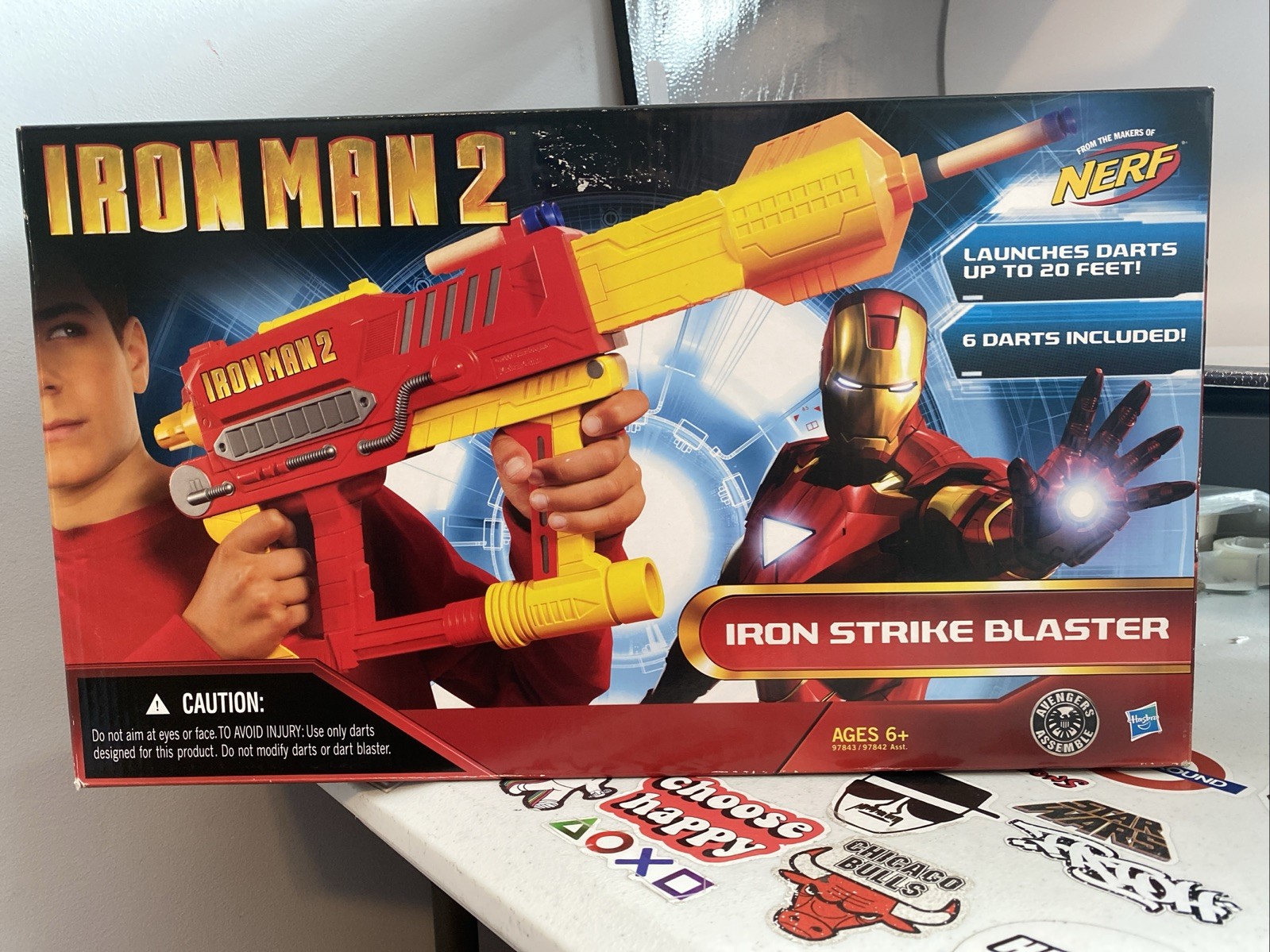 IRON MAN 2 NERF BLASTER  HASBRO TOY GROUP From Kenner/Hasbro Toy