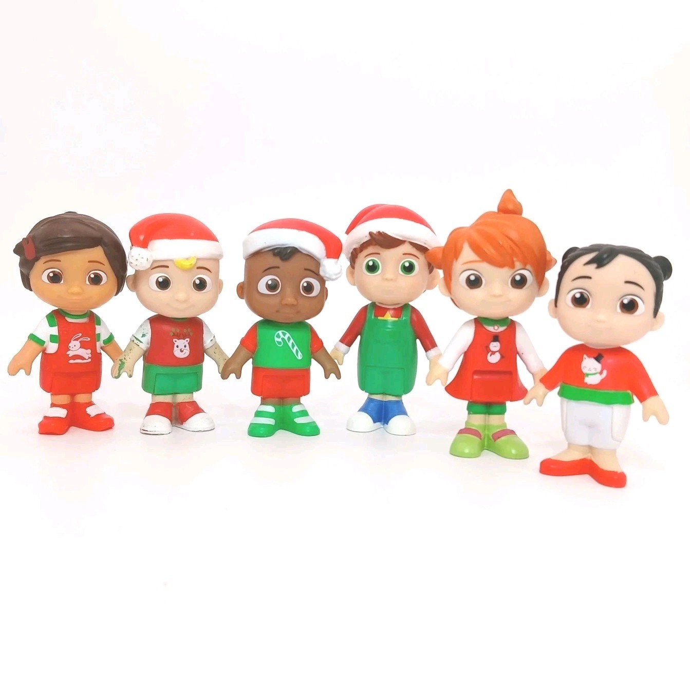 Cocomelon Advent Poseable Calender Figures Holiday Collection Christmas Lot 6