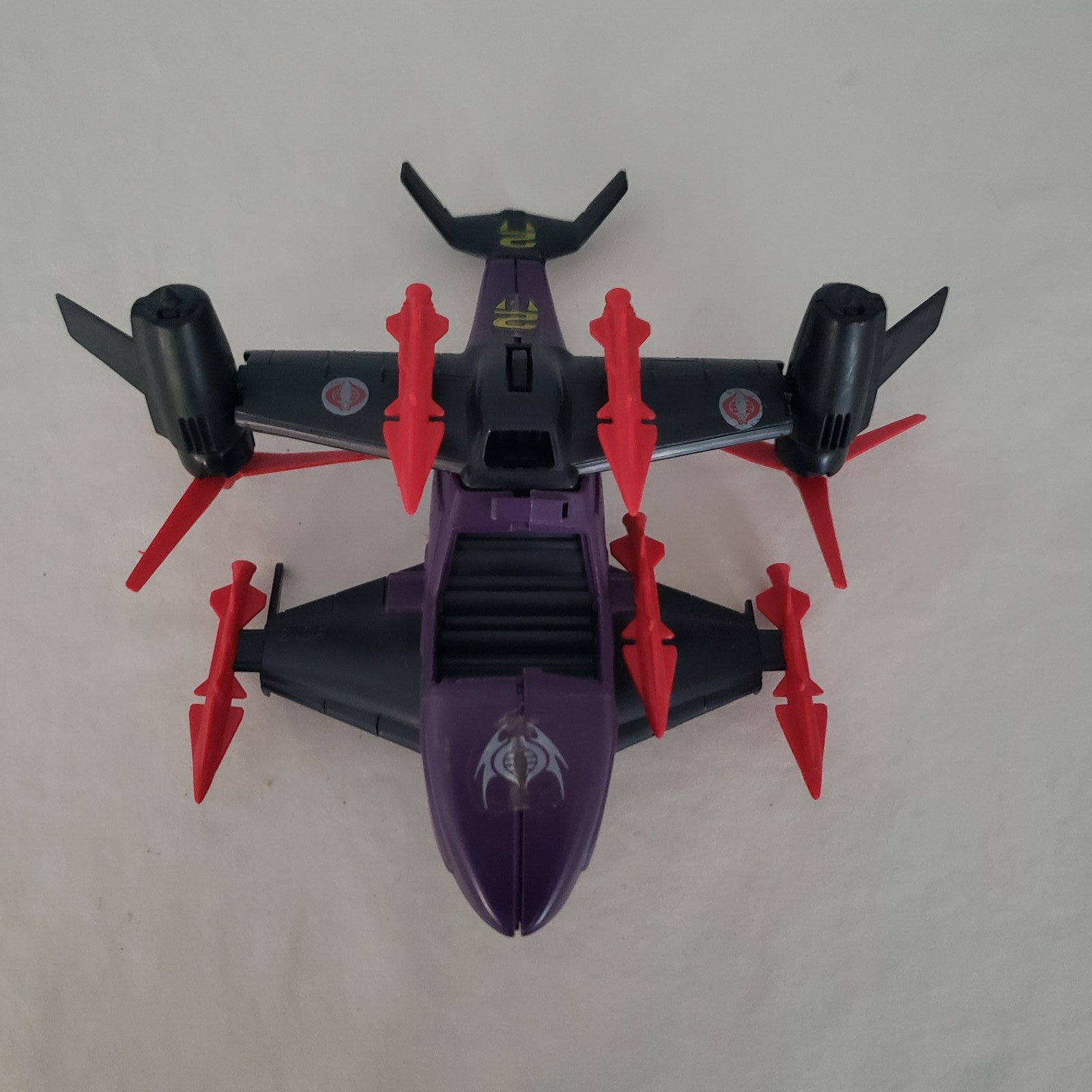 HASBRO GI JOE ARAH 1989 SERIES 8 COBRA FANG II VEHICLE – NOT COMPLETE