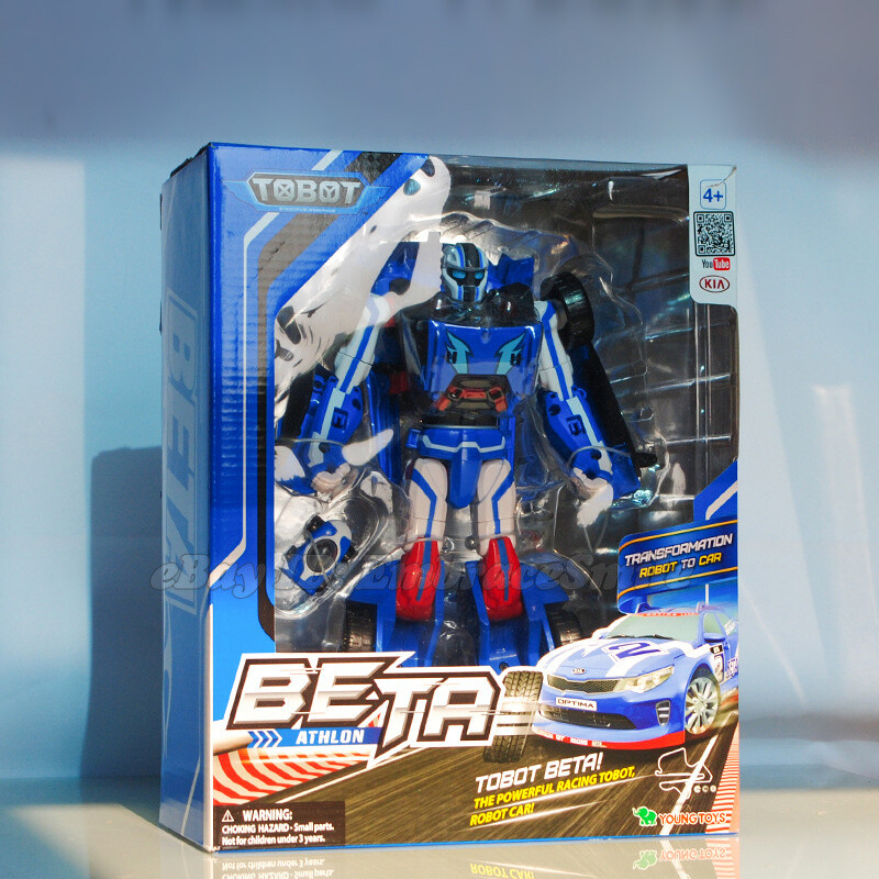 Tobot V Beta Plus Vehicle Transforming Robot Sports Car Action Figure Toy