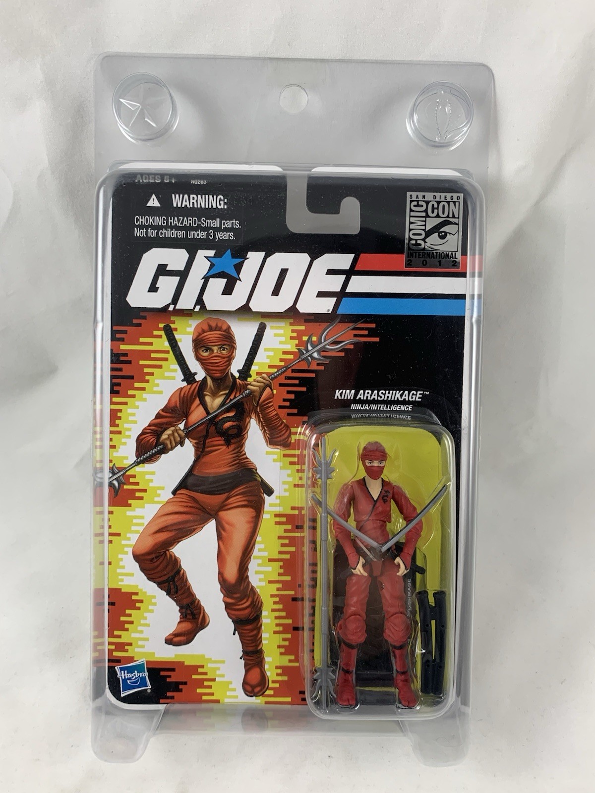 Hasbro G.I. Joe SDCC 2012 Exclusive 25th Anniversary Jinx Clamshell Case MOSC!!