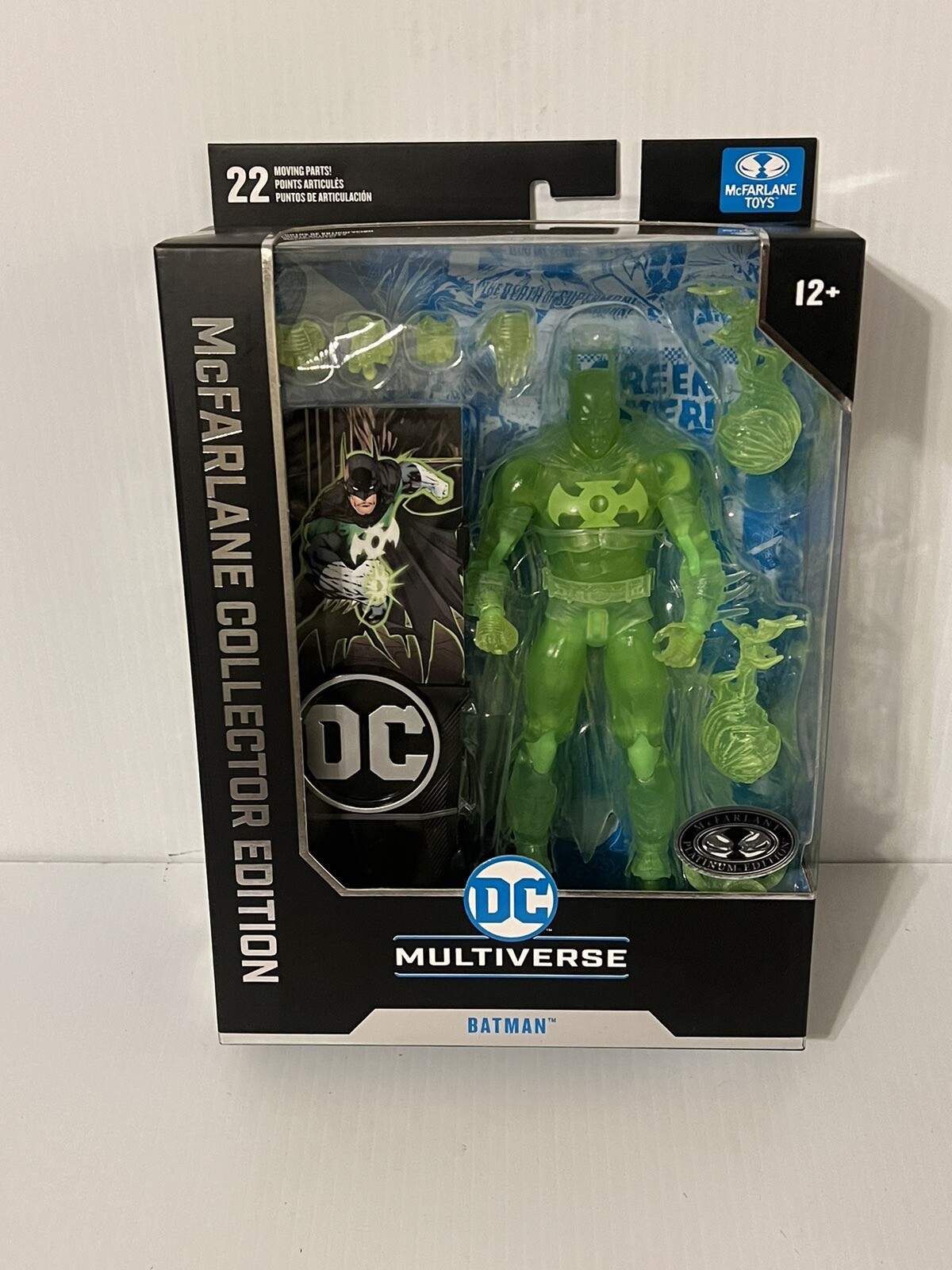 DC McFarlane Collector Edition Batman as Green Lantern Chase 22 Platinum Editon