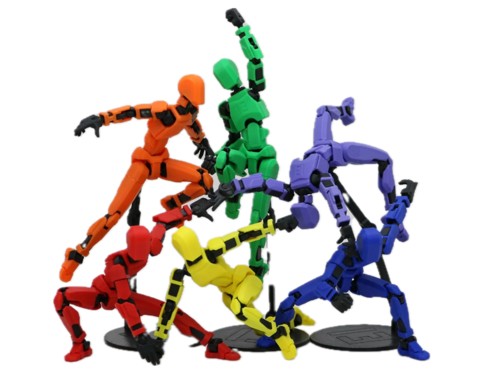 T13 Action Figure, Titan 13, Dummy 13, Toy Robot, 3D Printed Jointed Movable