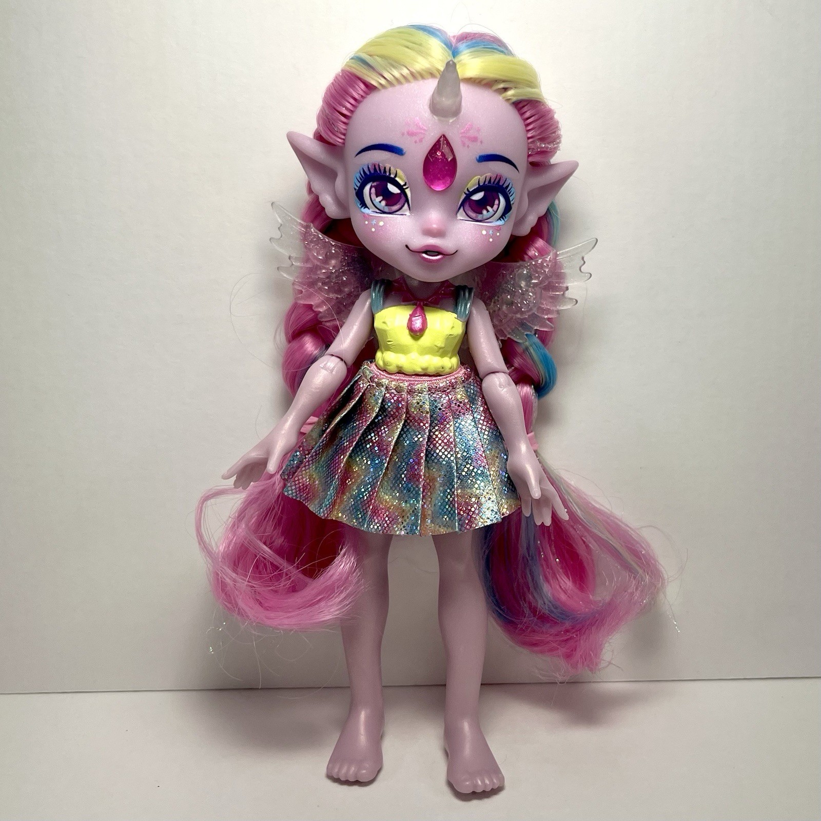 Magic Mixies Pixlings Shimmerverse~6” Unia Unicorn Doll & Rainbow Star Pegacorn