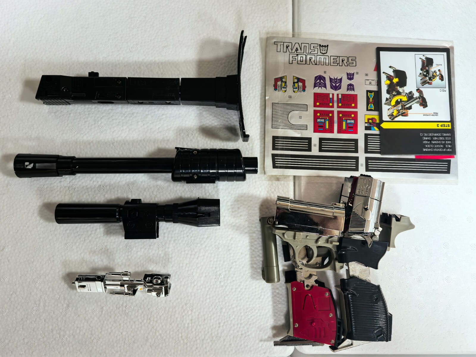 TRANSFORMATION G1 Reissue Megatron complete set Brand new Free Shipping