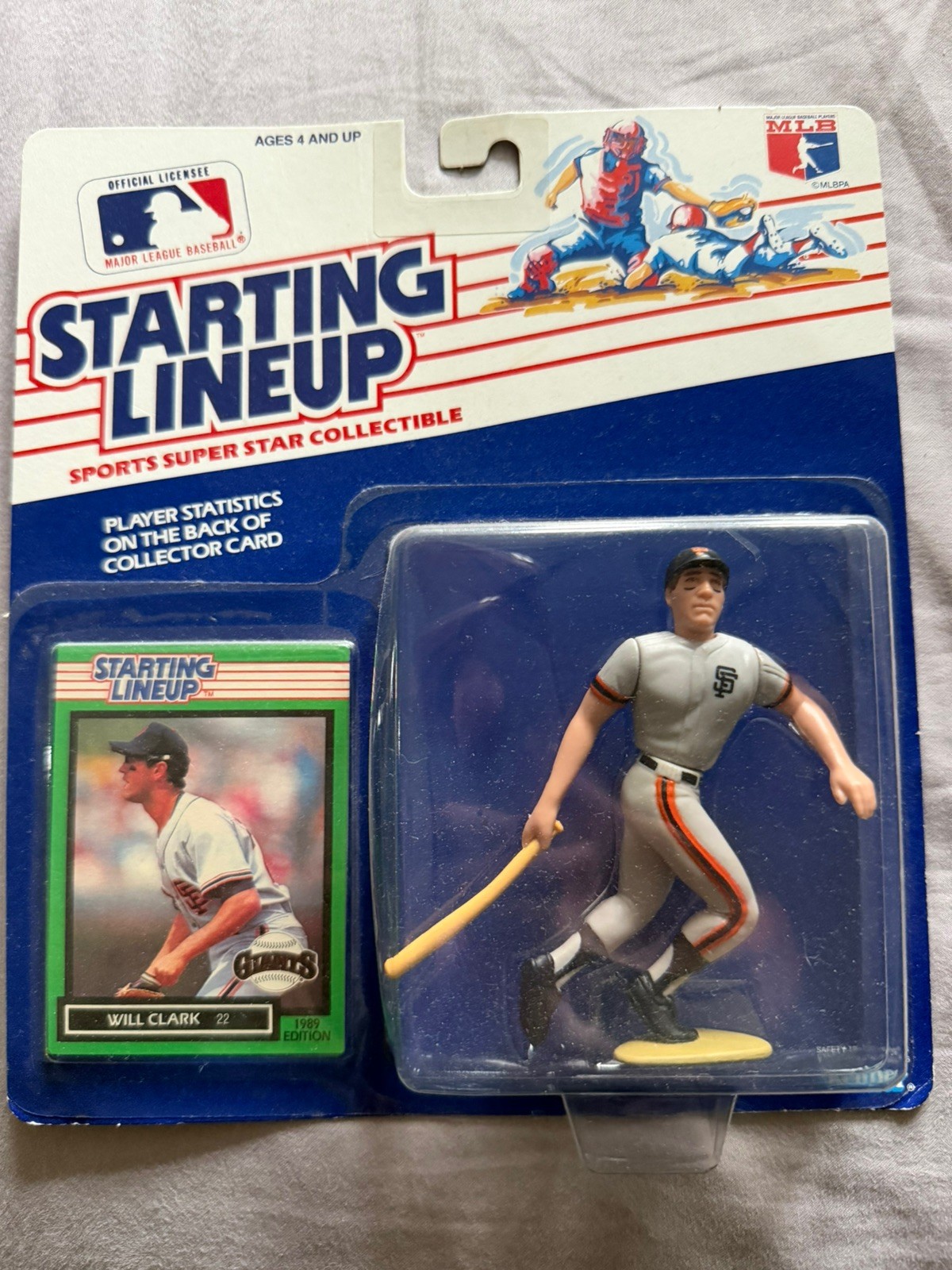 Kenner MLB 1989 Starting Lineup – Will Clark – Factory Sealed With Figure & Card