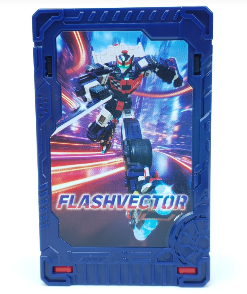 Metal Cardbot S FLASHVECTOR Race Car Transformer Robot Toy