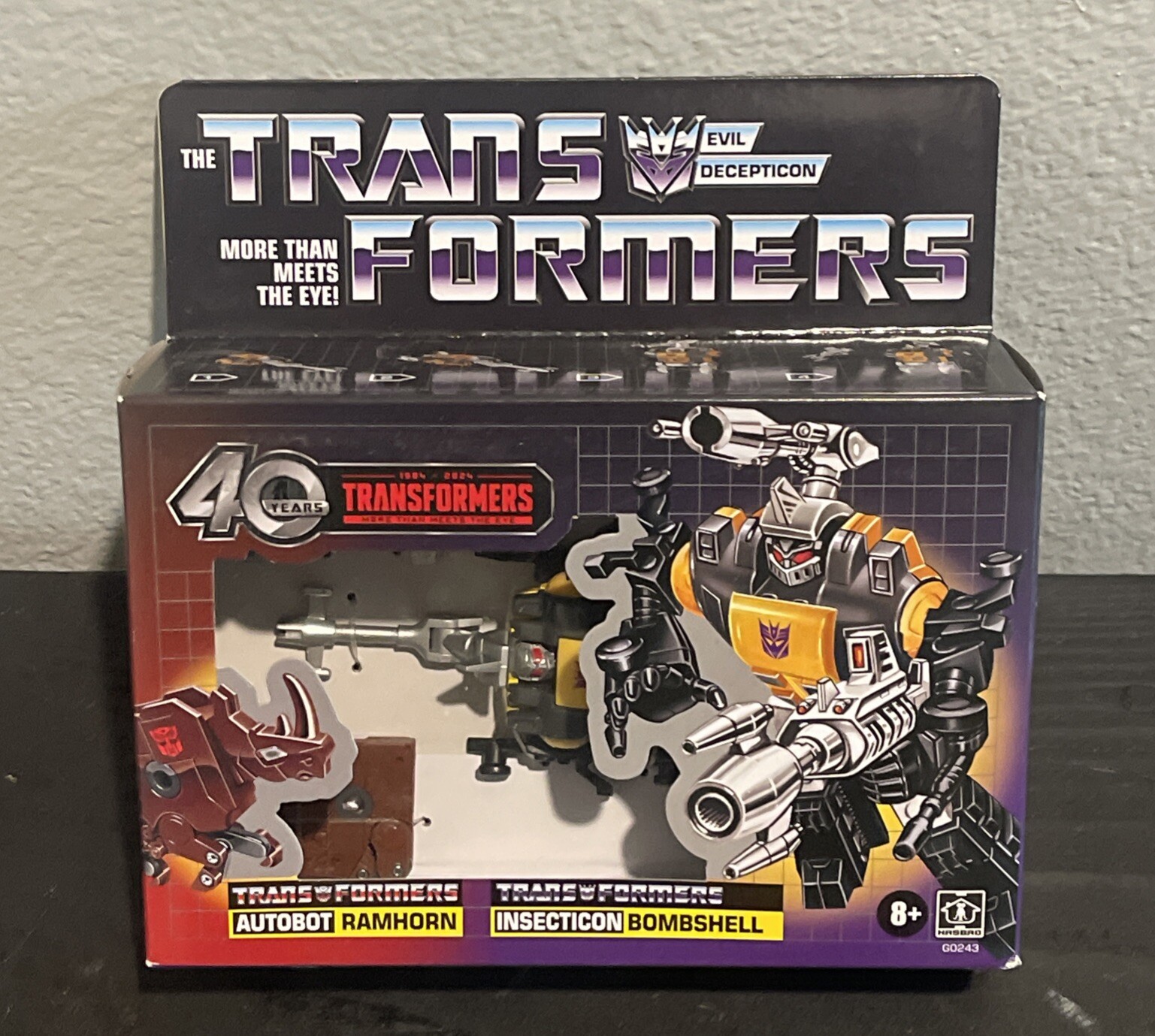 Transformers Retro 40th Anniversary G1 Insecticon Bombshell And Ramhorn 2024