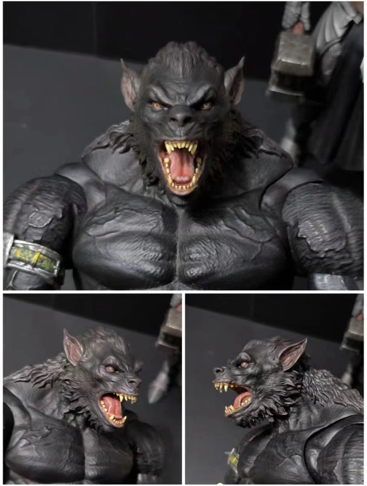 9in Xesray Studios Fit Head Combatants Fight For Glor Werewolf No Figure