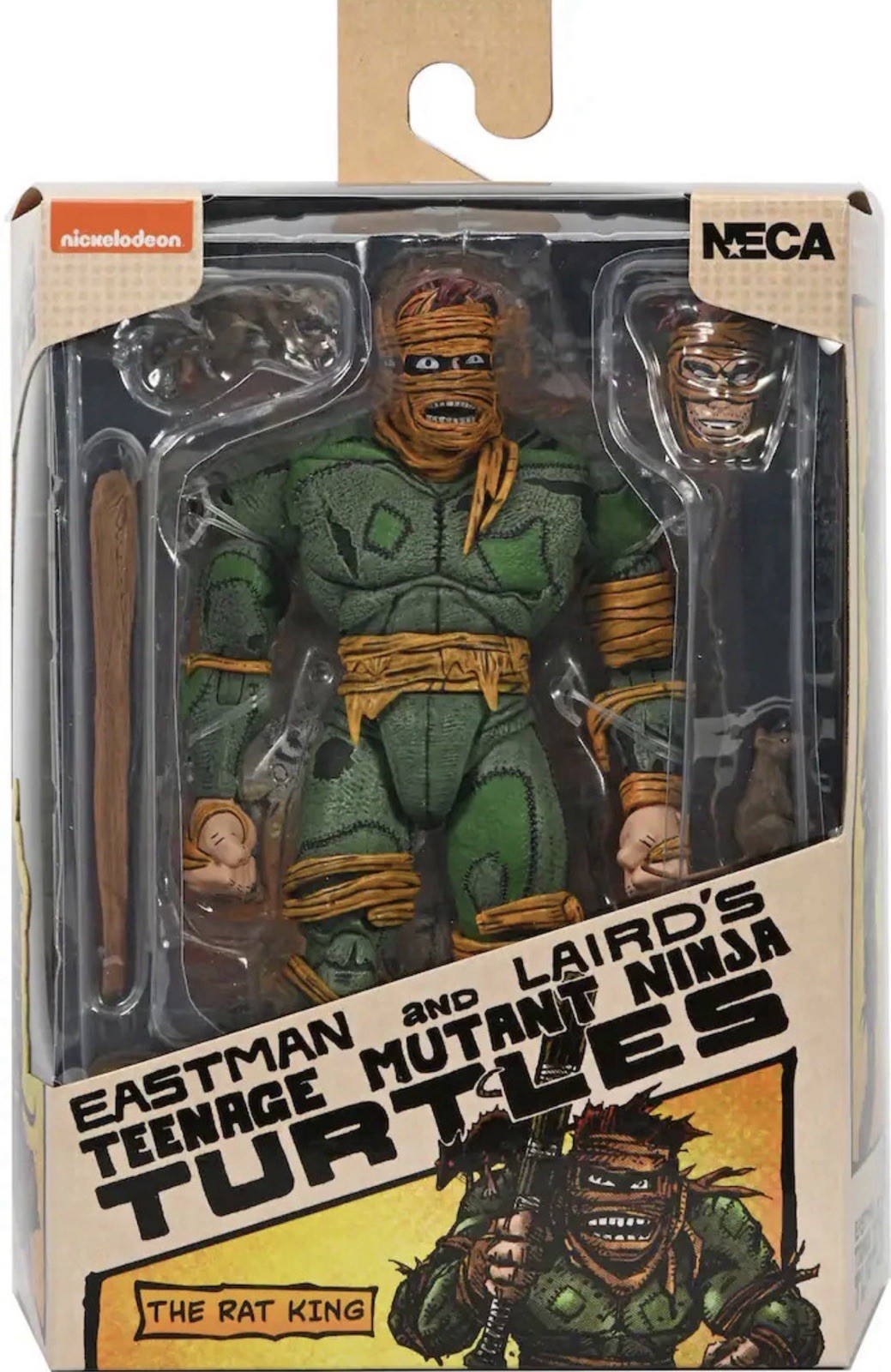 NECA Teenage Mutant Ninja Turtles 7″ Scale Action Figure Rat King Mirage Comics