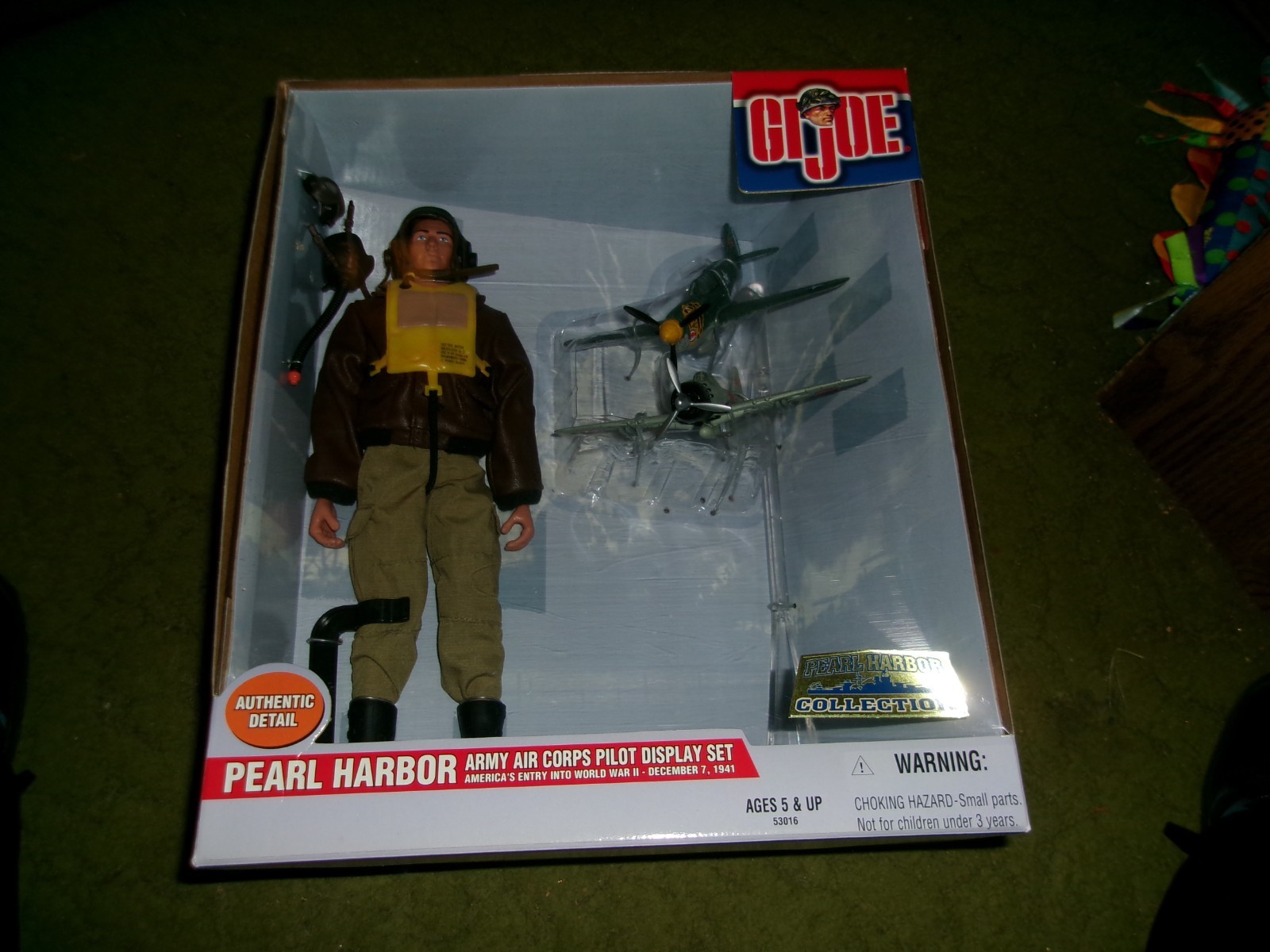 2000 GI JOE 12″ Pearl Harbor Collection -Army Air Corp Pilot Pearl Harbor-MIB