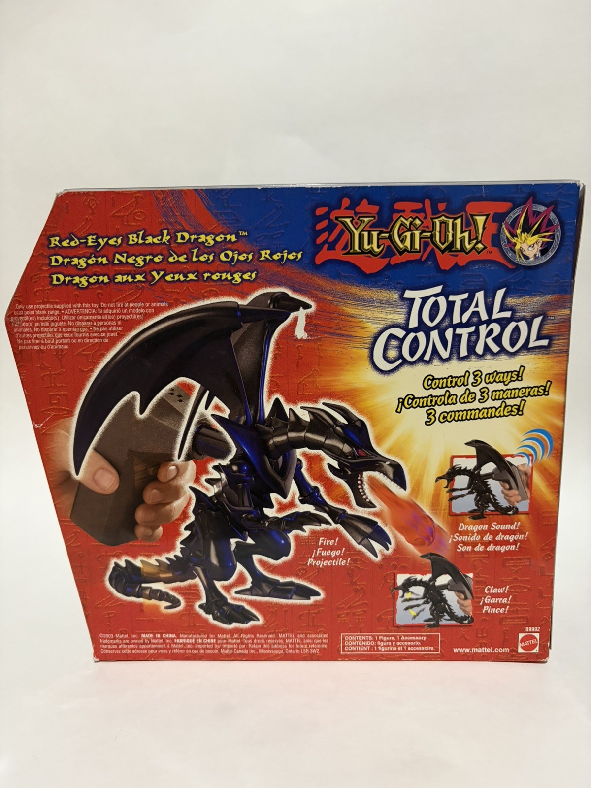 Red Eyes Black Dragon Total Control Action Figure Yu-Gi-Oh SEALED! READ!