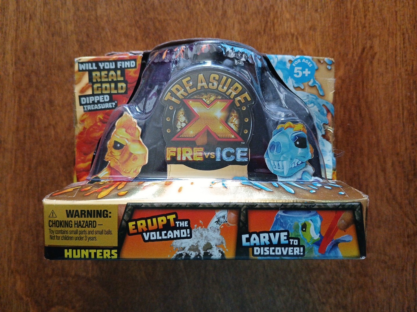 Treasure X Fire vs Ice HUNTERS Real Gold Search NEW Sealed 18 To Collect