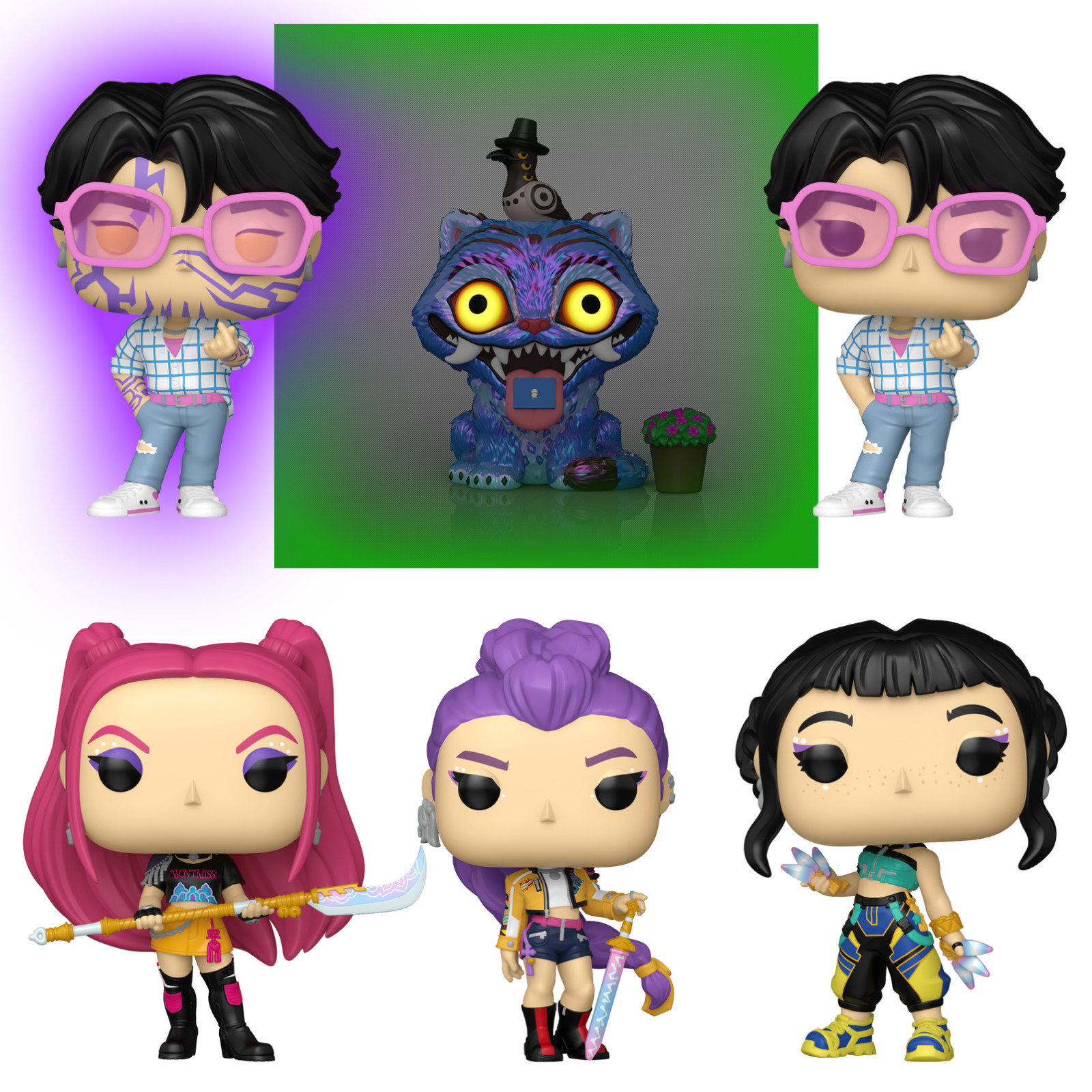 Funko POP! Netflix KPop Demon Hunters: Jinu Chase Rumi Mira Zoey GITD *IN STOCK*