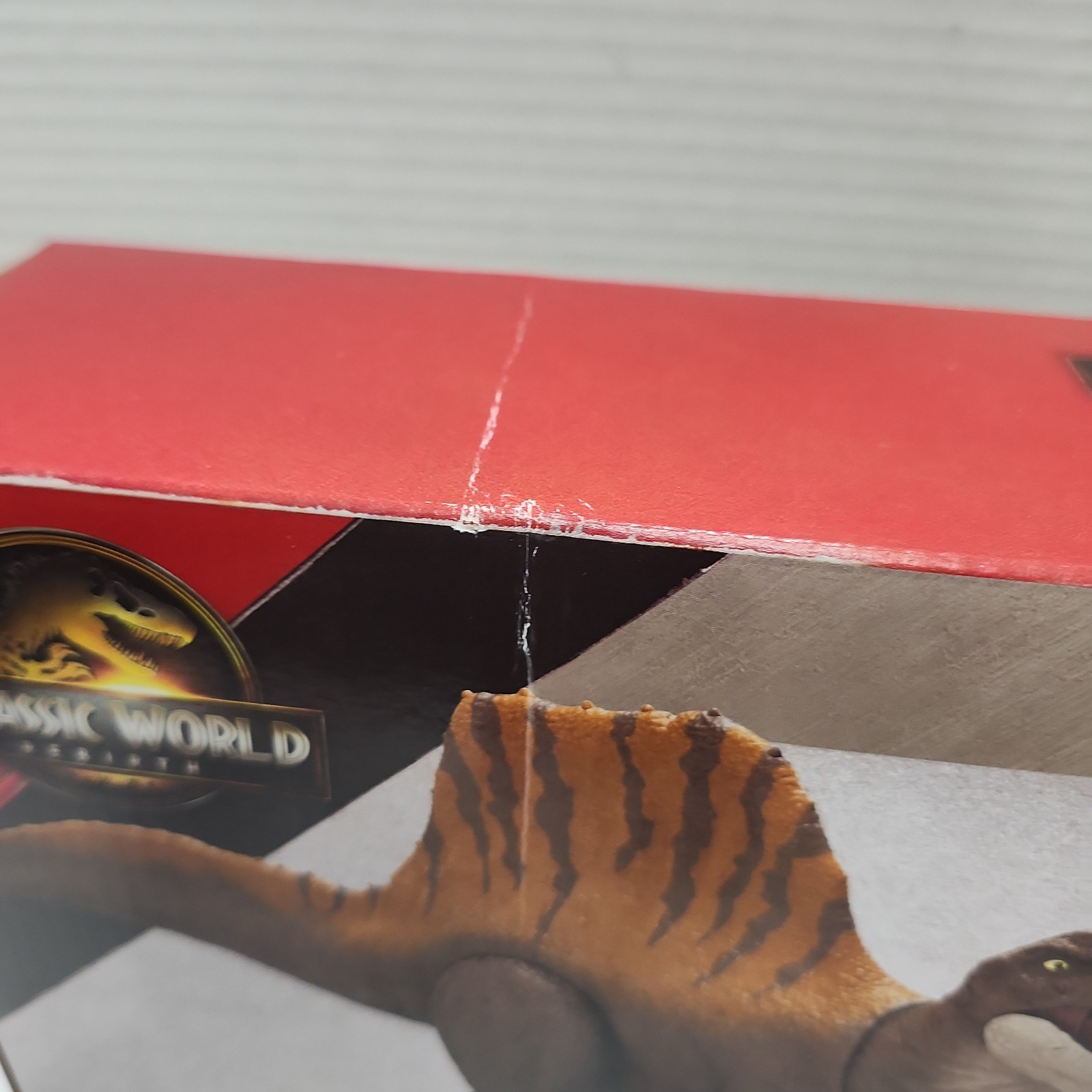 JURASSIC World Rebirth Spinosaurus Danger Set Eotriceraptops Thrashers Dino Set