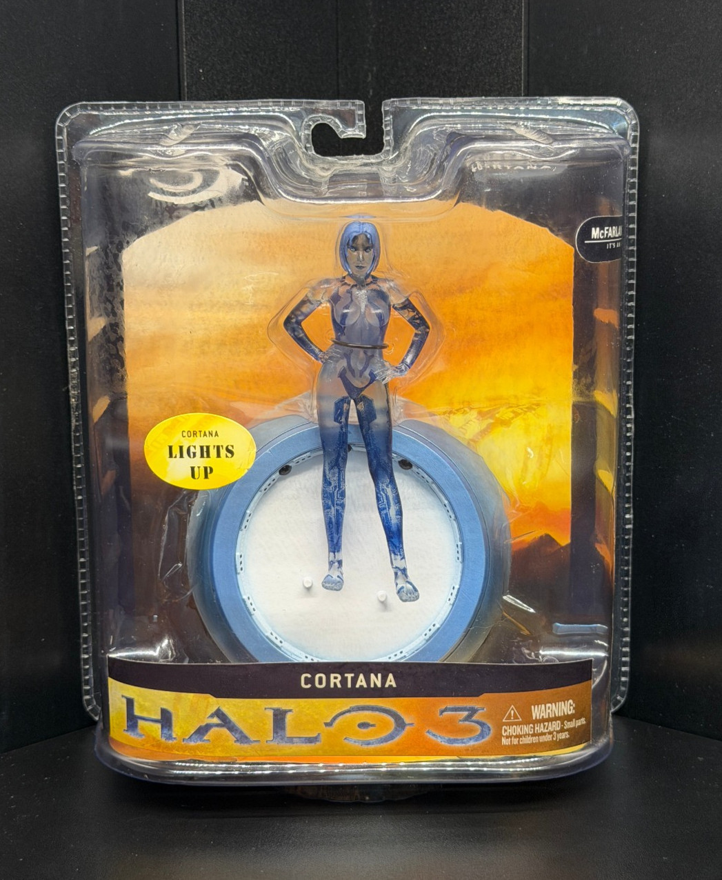 Halo 3 Cortana Action Figure Light Up Stand Series 1 New