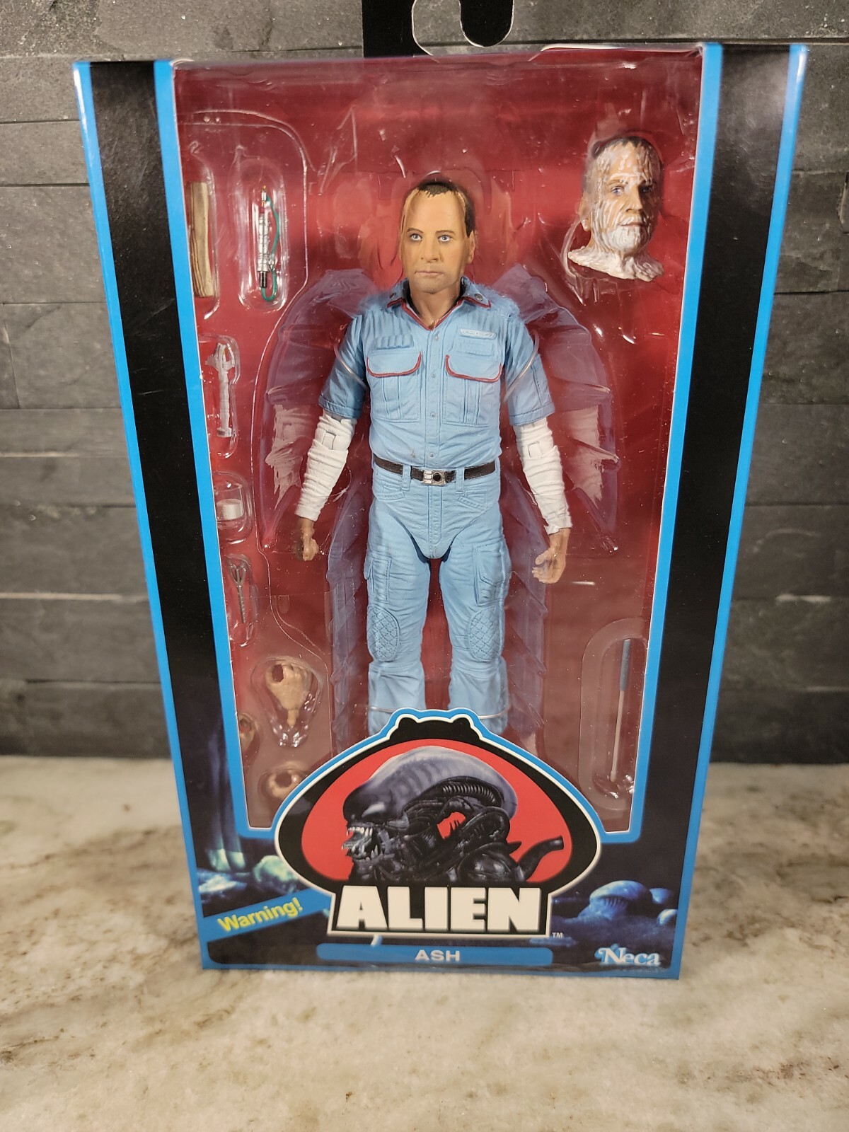 ALIEN 40TH ANNIVERSARY ASH ACTION FIGURE NECA 2020 WITH “MILKY HEAD” BRAND NEW!!