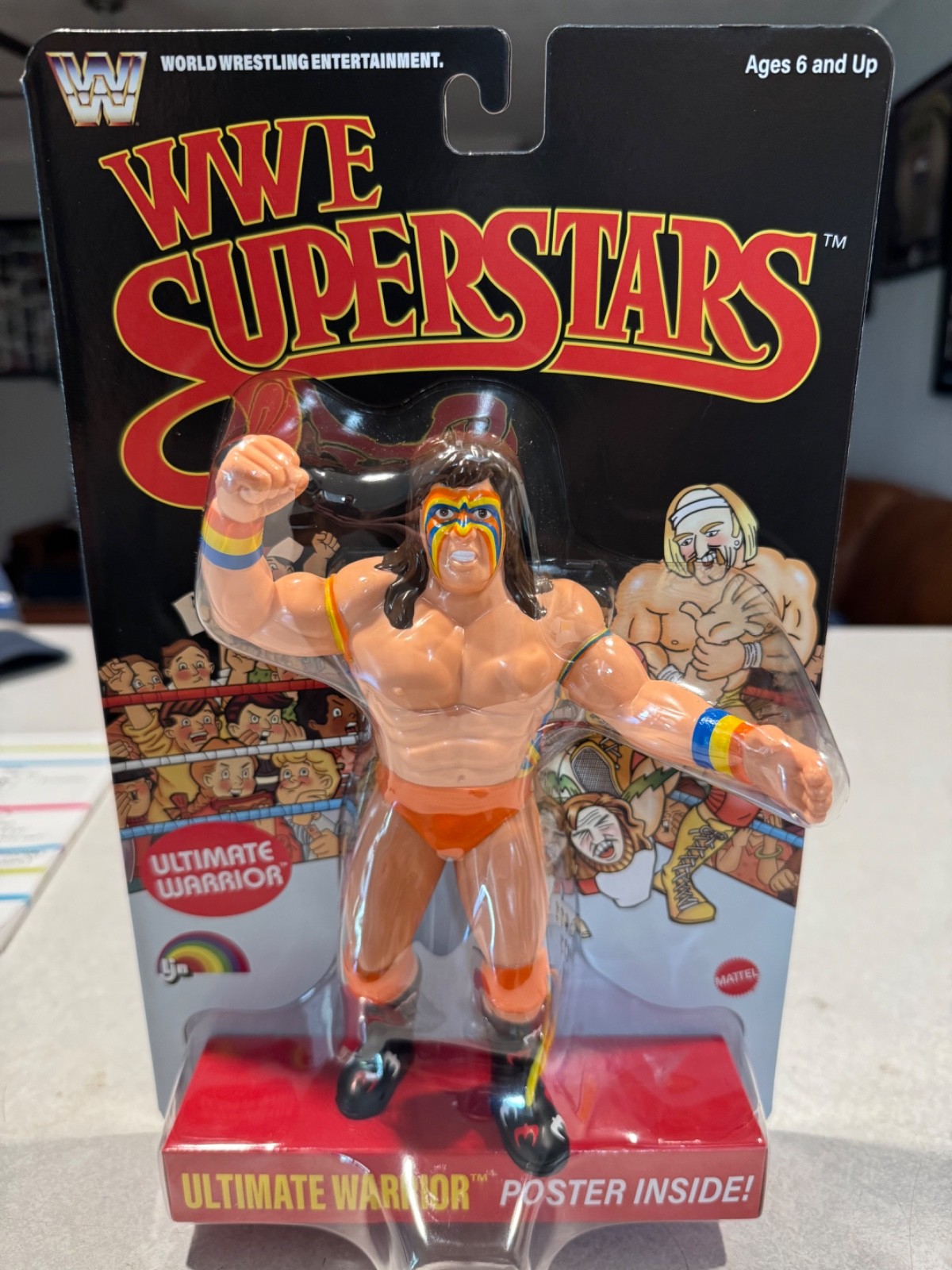 wwe mattel ljn ultimate warrior black card