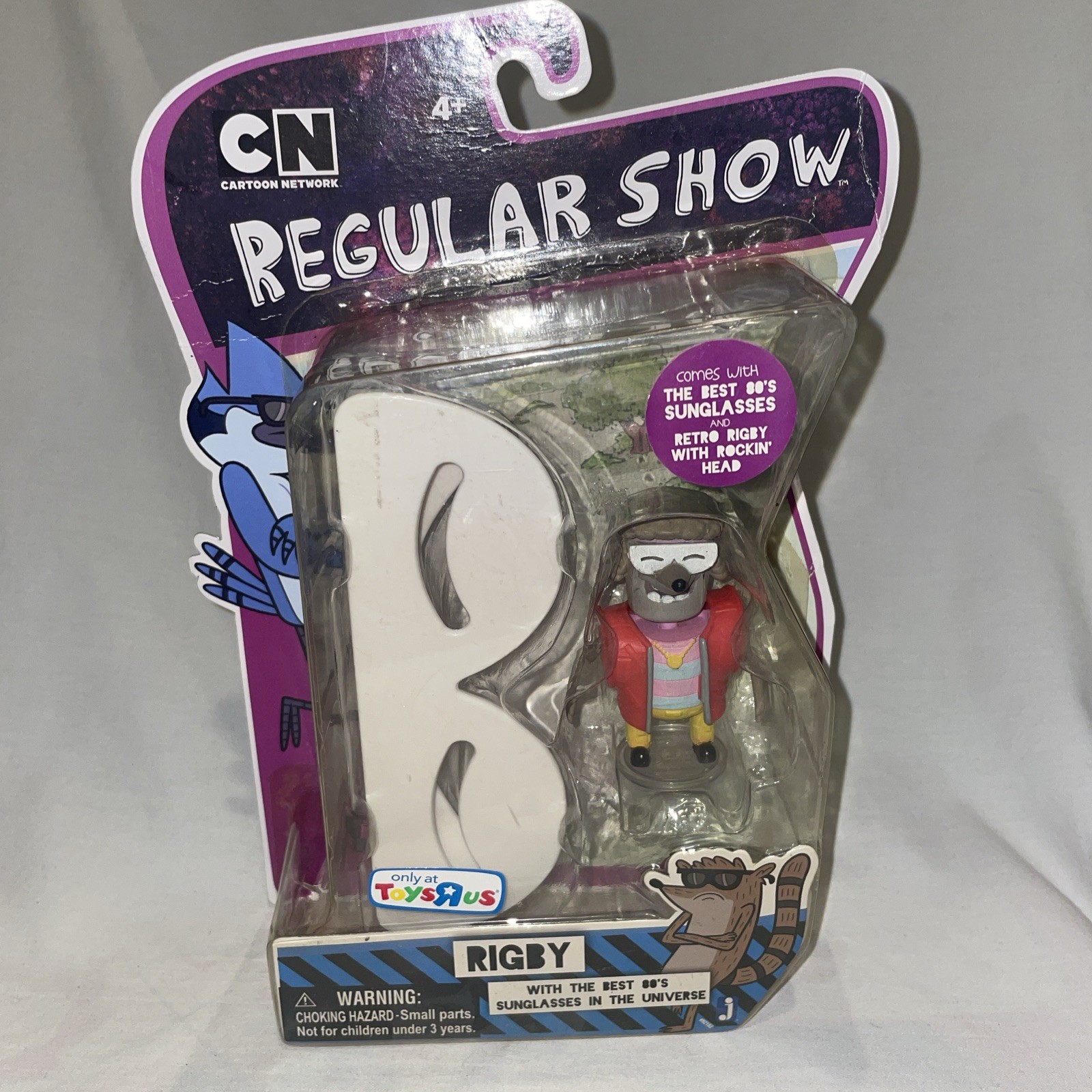 Regular Show Retro Rigby Jazwares 3” Figure Toys R Us Exclusive In Package