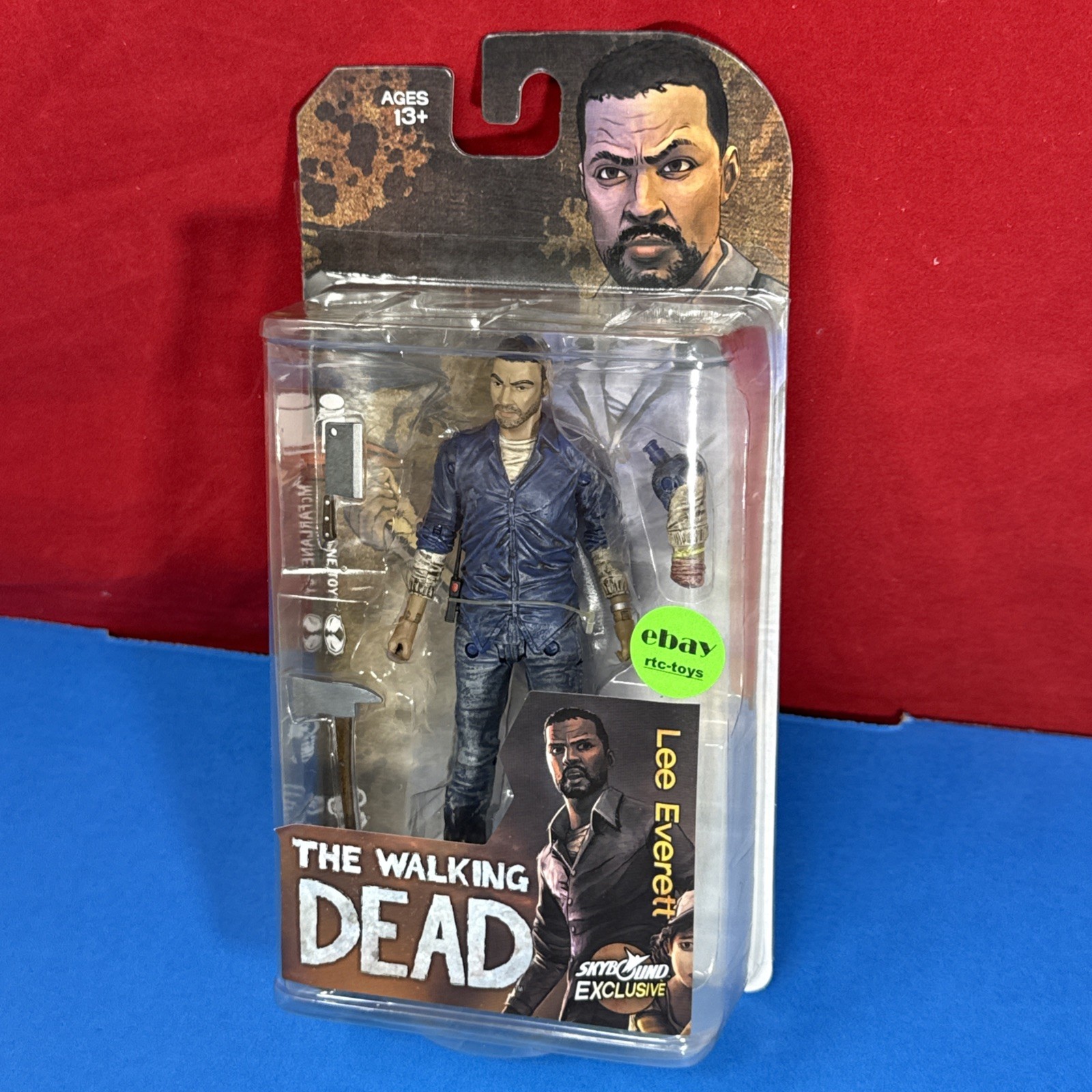 McFarlane Walking Dead Lee Everett Action Figure Color Clean Version Exclusive