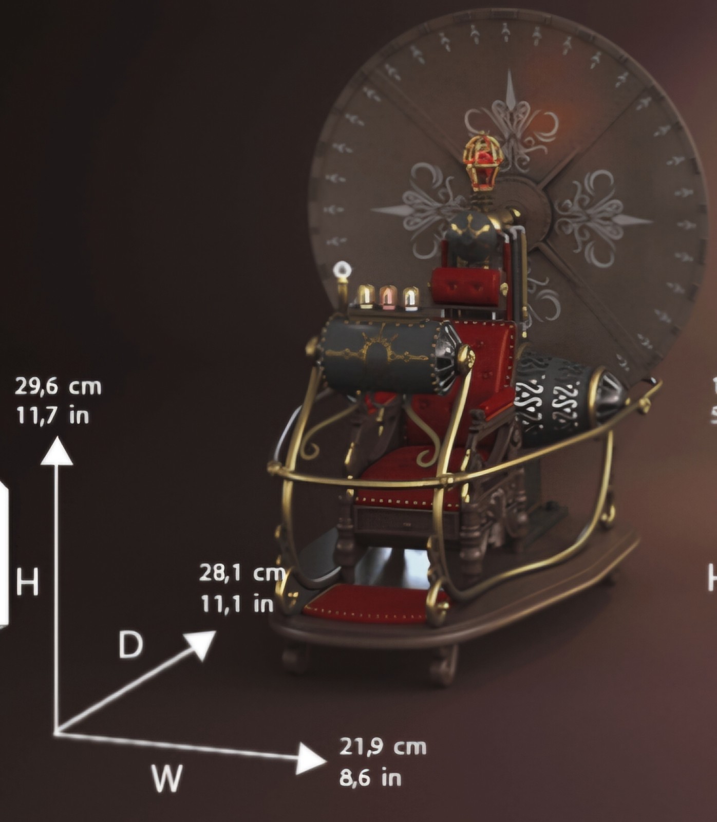 The Time Machine Classic Time Machine 1/8 Custom 3d Model Kit Over 11″