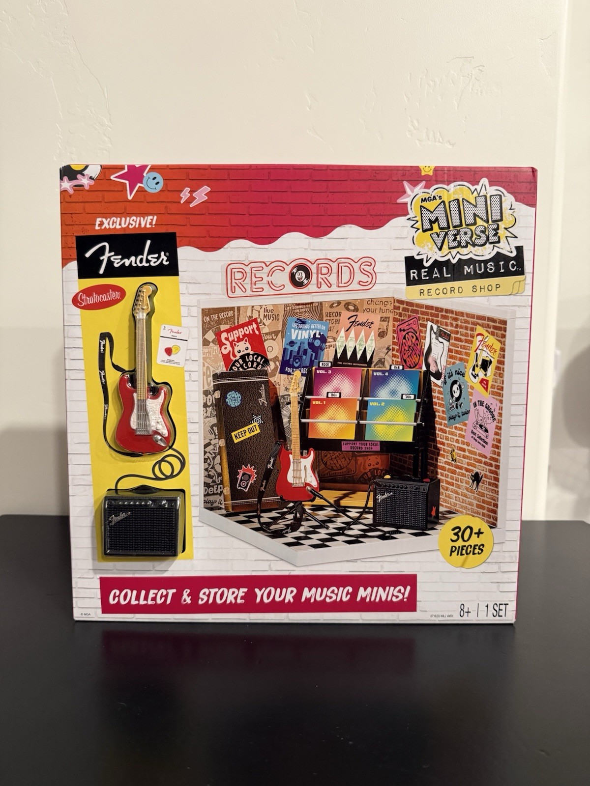 MGA’s Miniverse Make It Mini Music Record Shop w/ Exclusive Fender NEW IN HAND