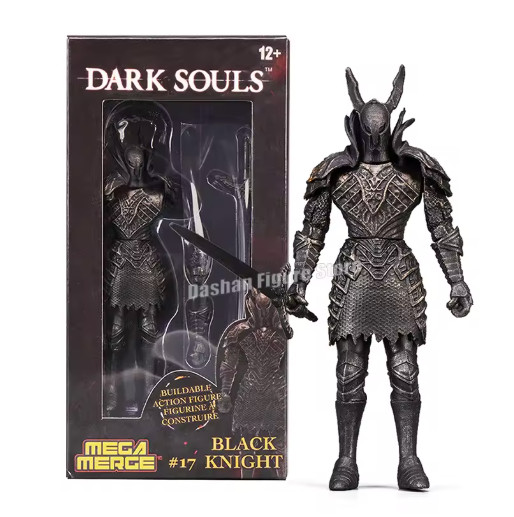 Dark Souls Black Knight Artorias Action Figure PVC Movable Model Toy Gift