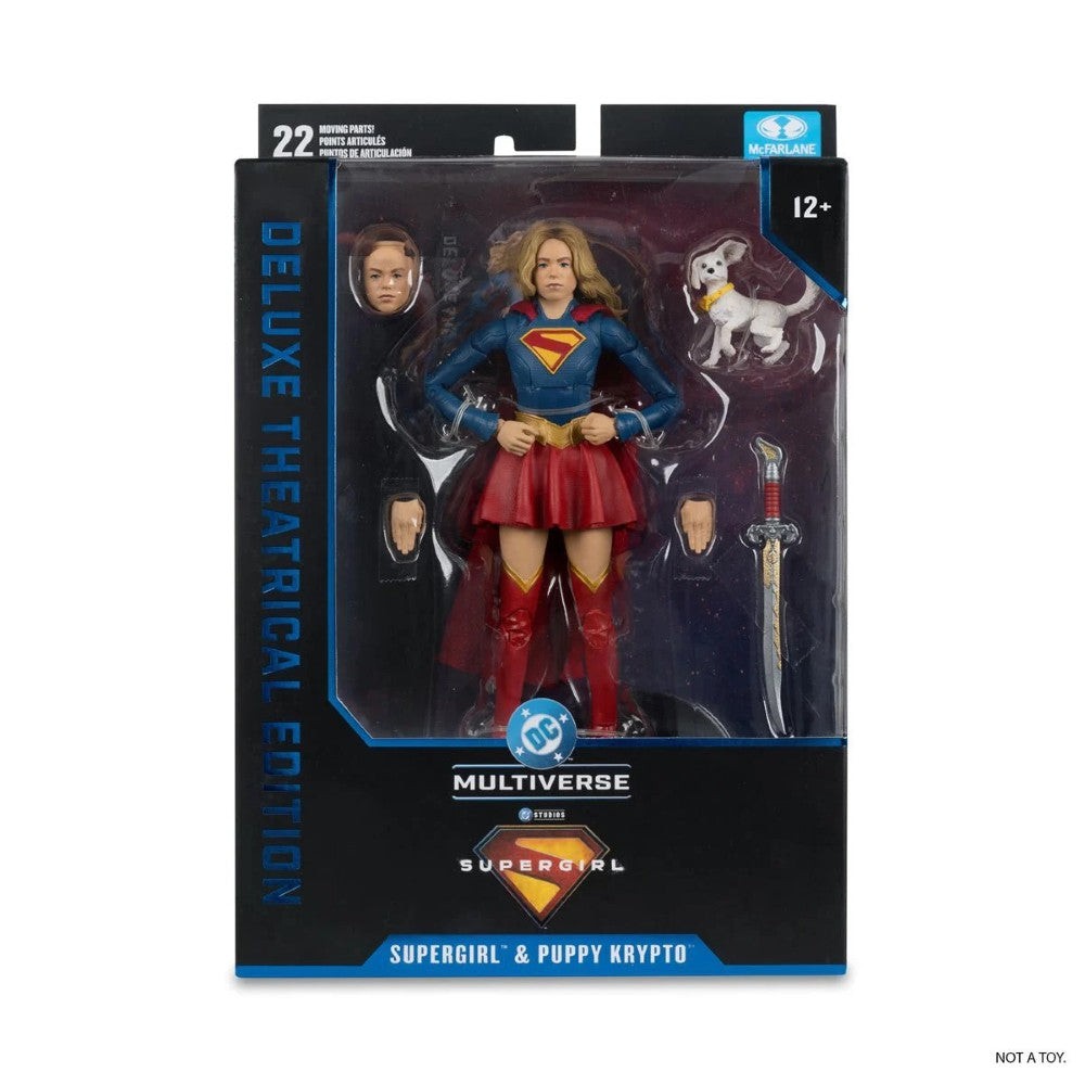 Supergirl and Baby Krypto DC Multiverse Deluxe Theatrical Edition Figure