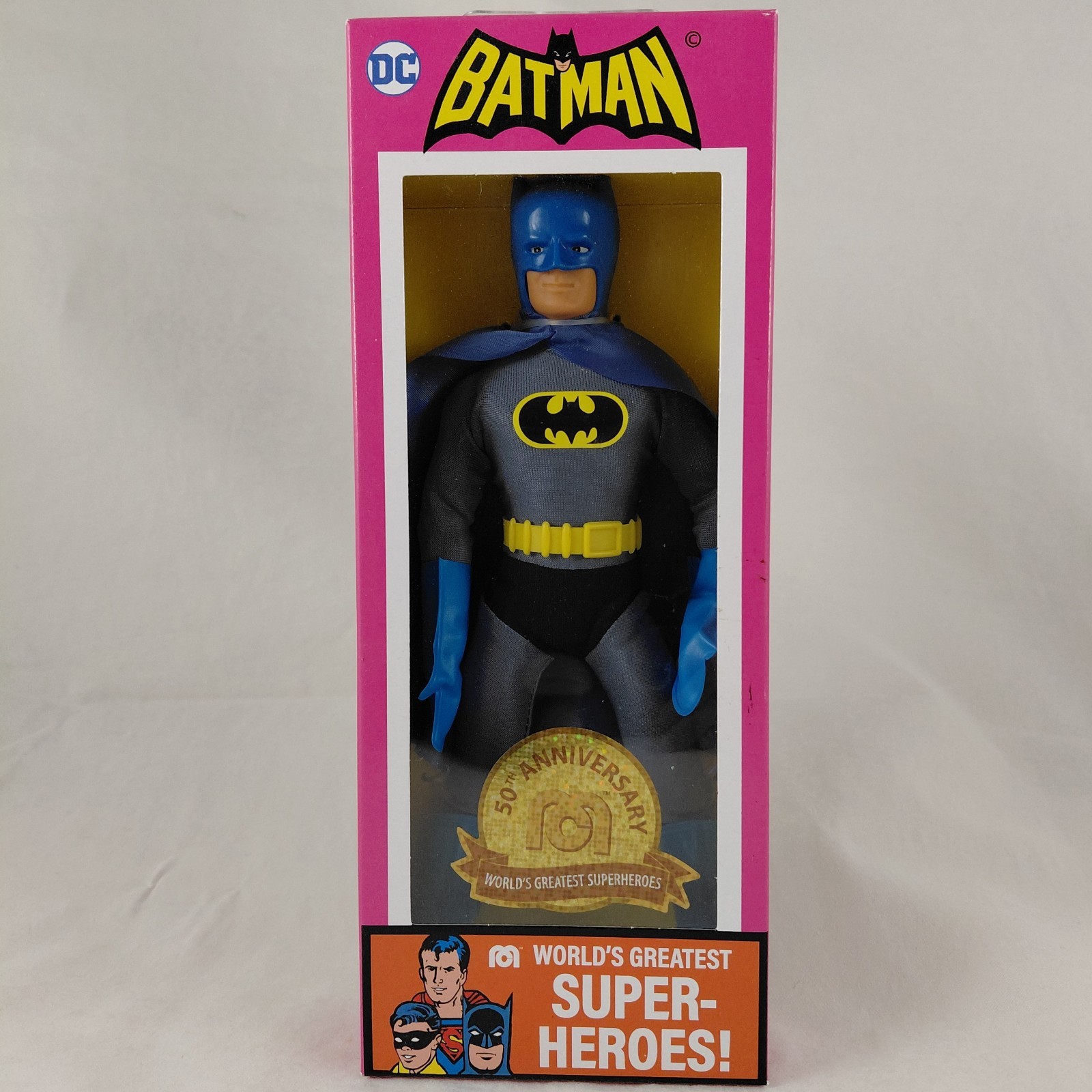 🦇Mego BATMAN 50th Anniversary WGSH 8″ Retro Action Figure DC Comics 2023