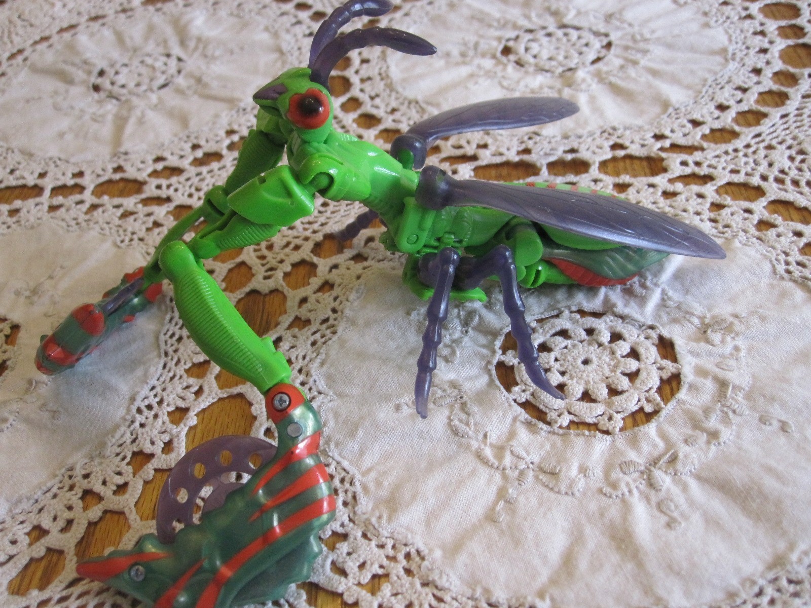 Hasbro Transformers Beast Wars Deluxe PREDACON MANTERROR 1996 Complete