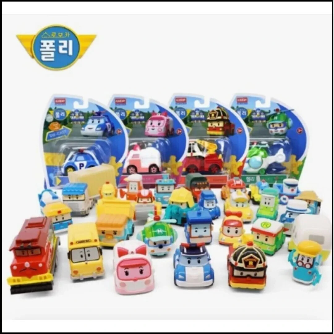 Robocar Poli Diecast Car Toys Figures Collection