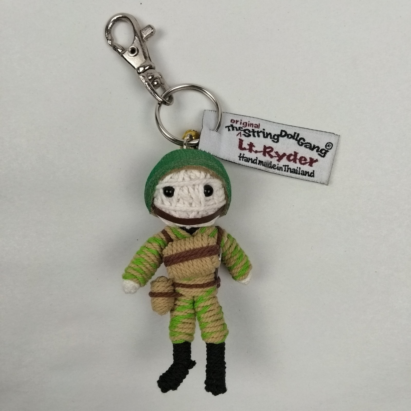 Kamibashi Lt Ryder Original String Doll Gang Keychain Clip Folk Kawaii Soldier