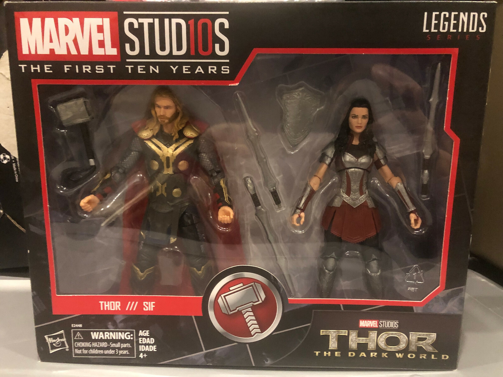 Marvel Studios First Ten Years Legend Series Thor and Sif action figure 2pack 6″